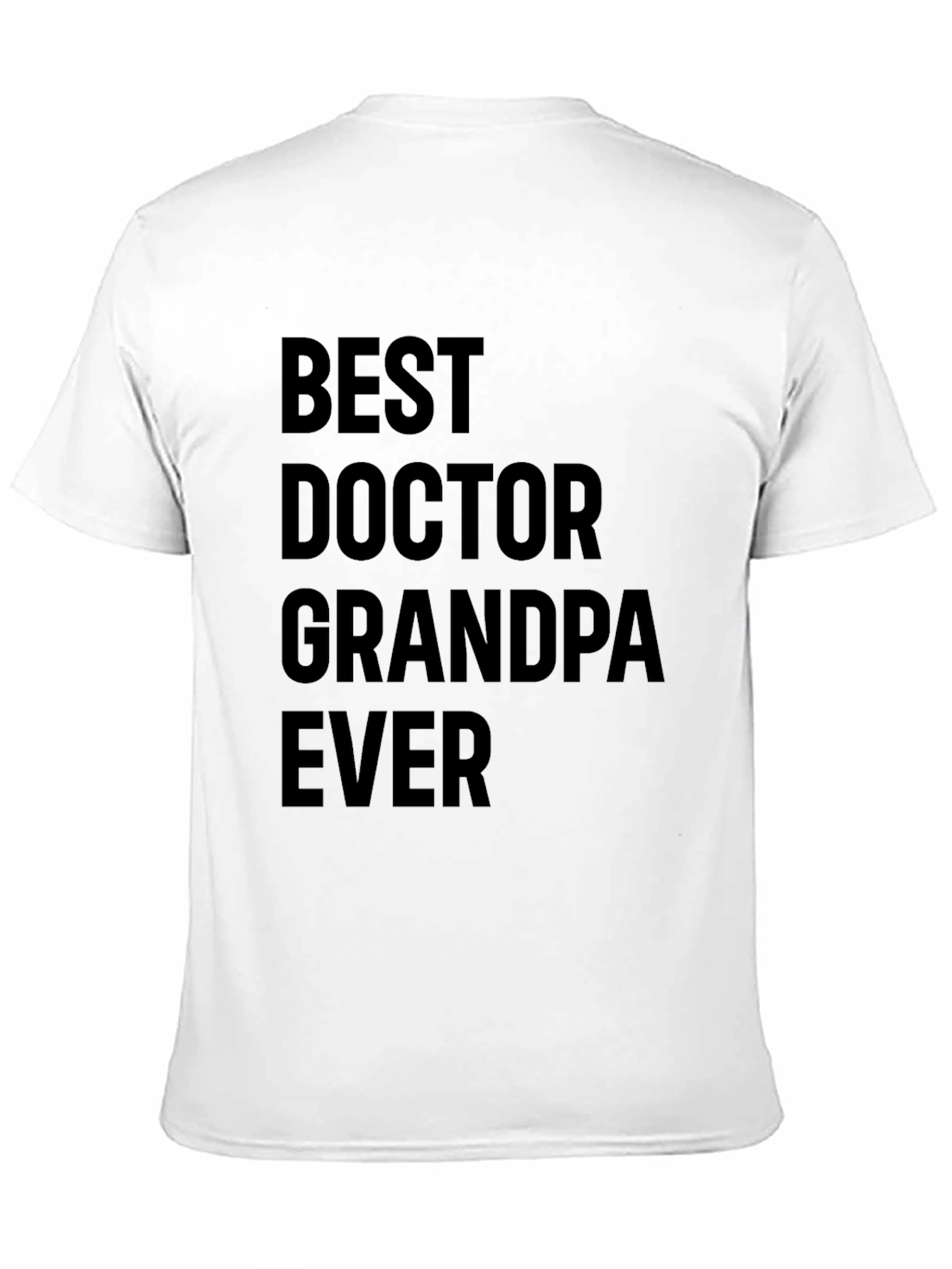 Best Doctor Grandpa Ever Mens Black T-Shirt