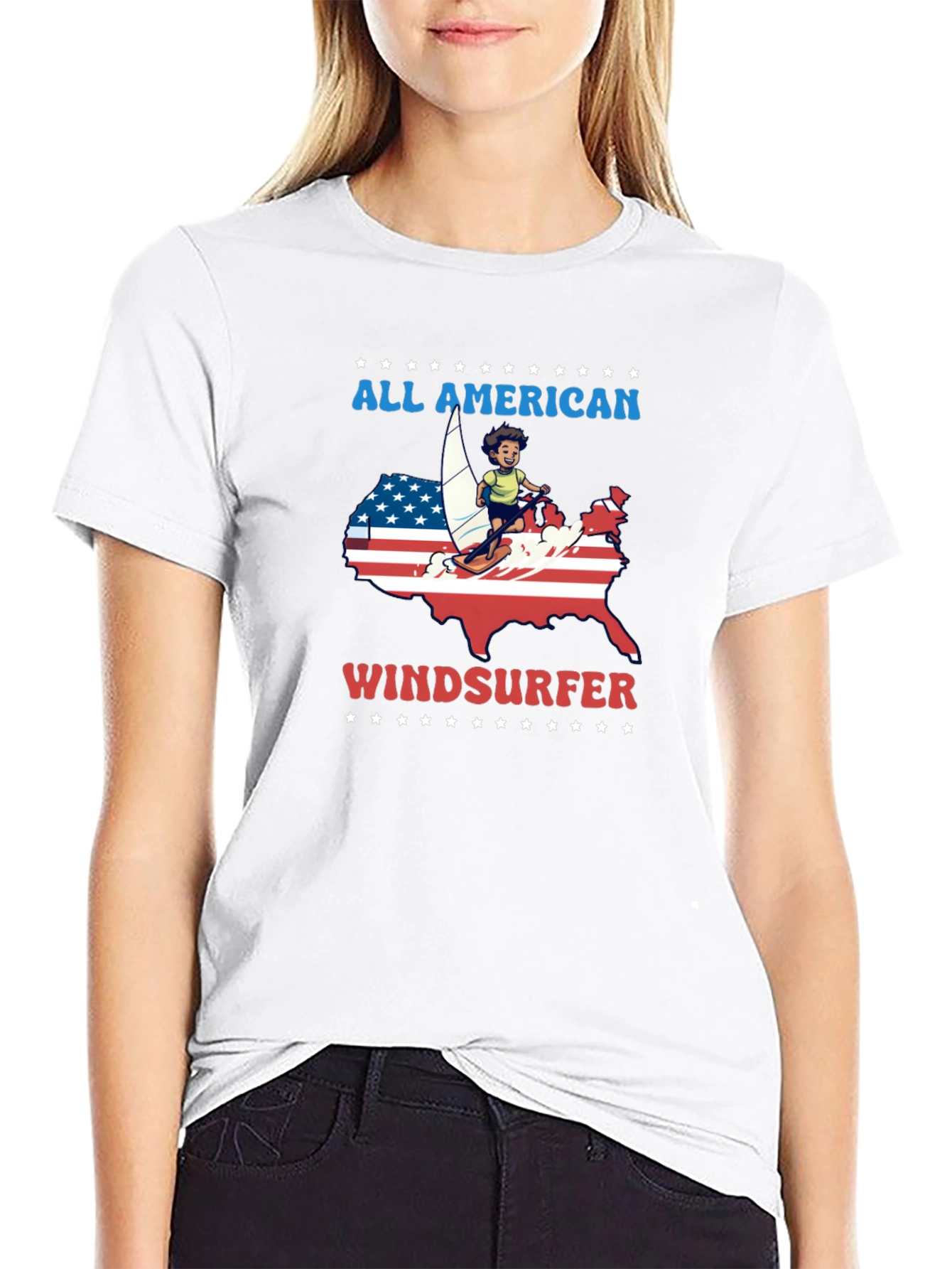 All American Windsurfer T-Shirt