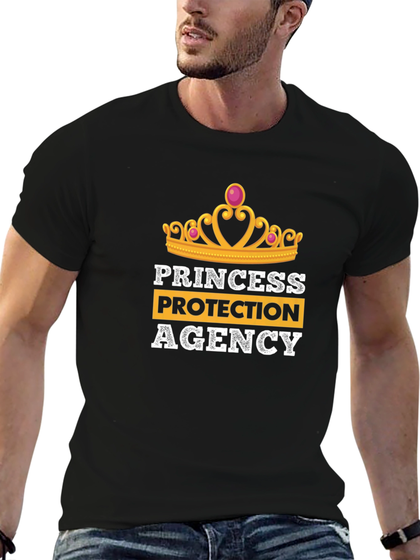 Princess Protection Agency Funny Graphic T-Shirt