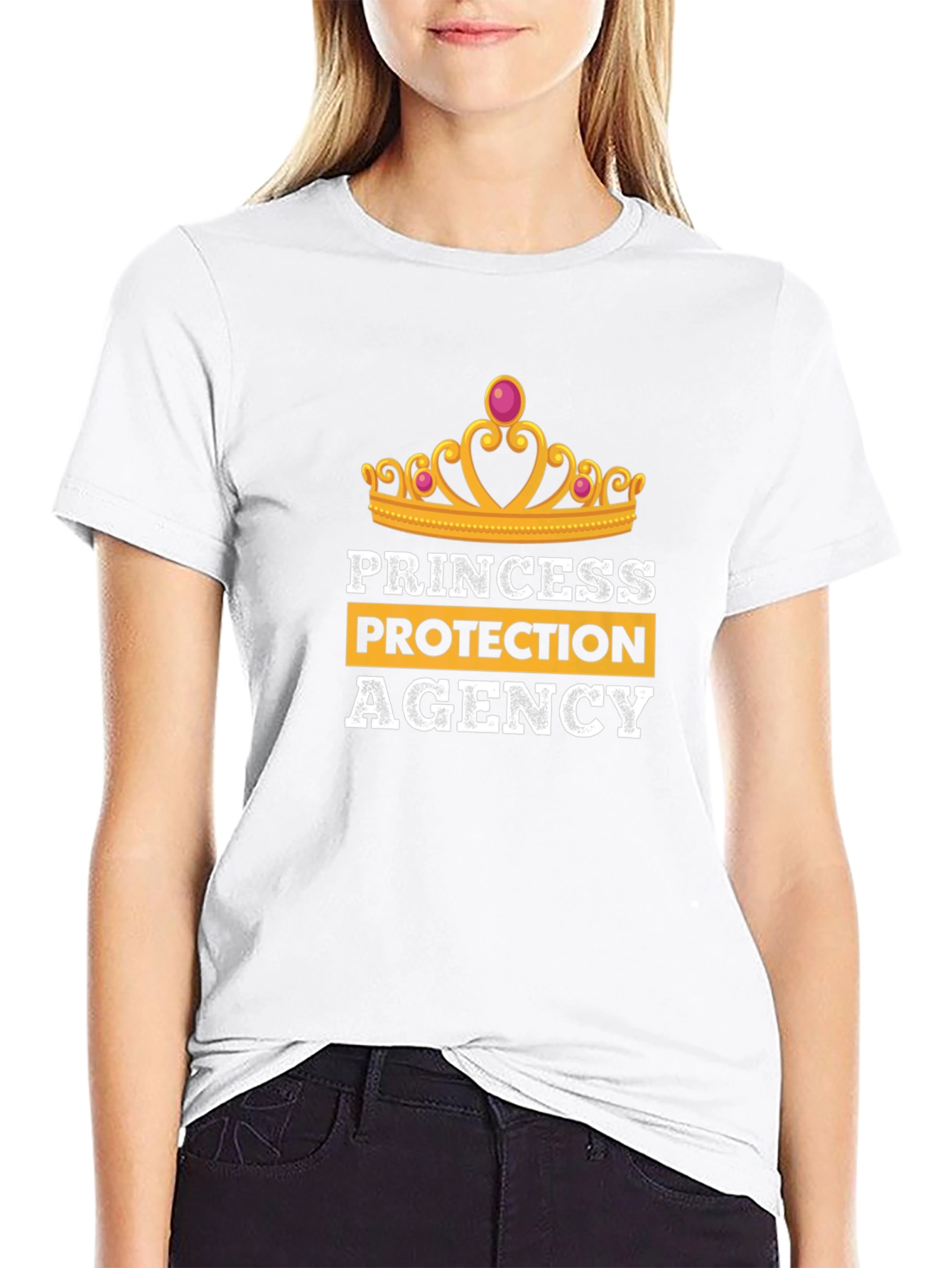 Princess Protection Agency Funny Graphic T-Shirt