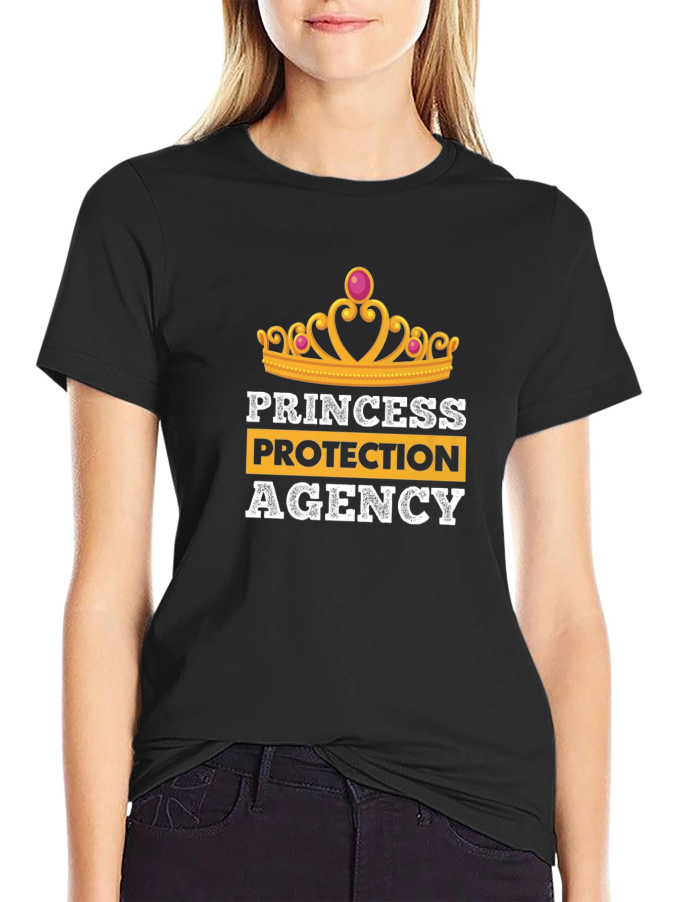 Princess Protection Agency Funny Graphic T-Shirt