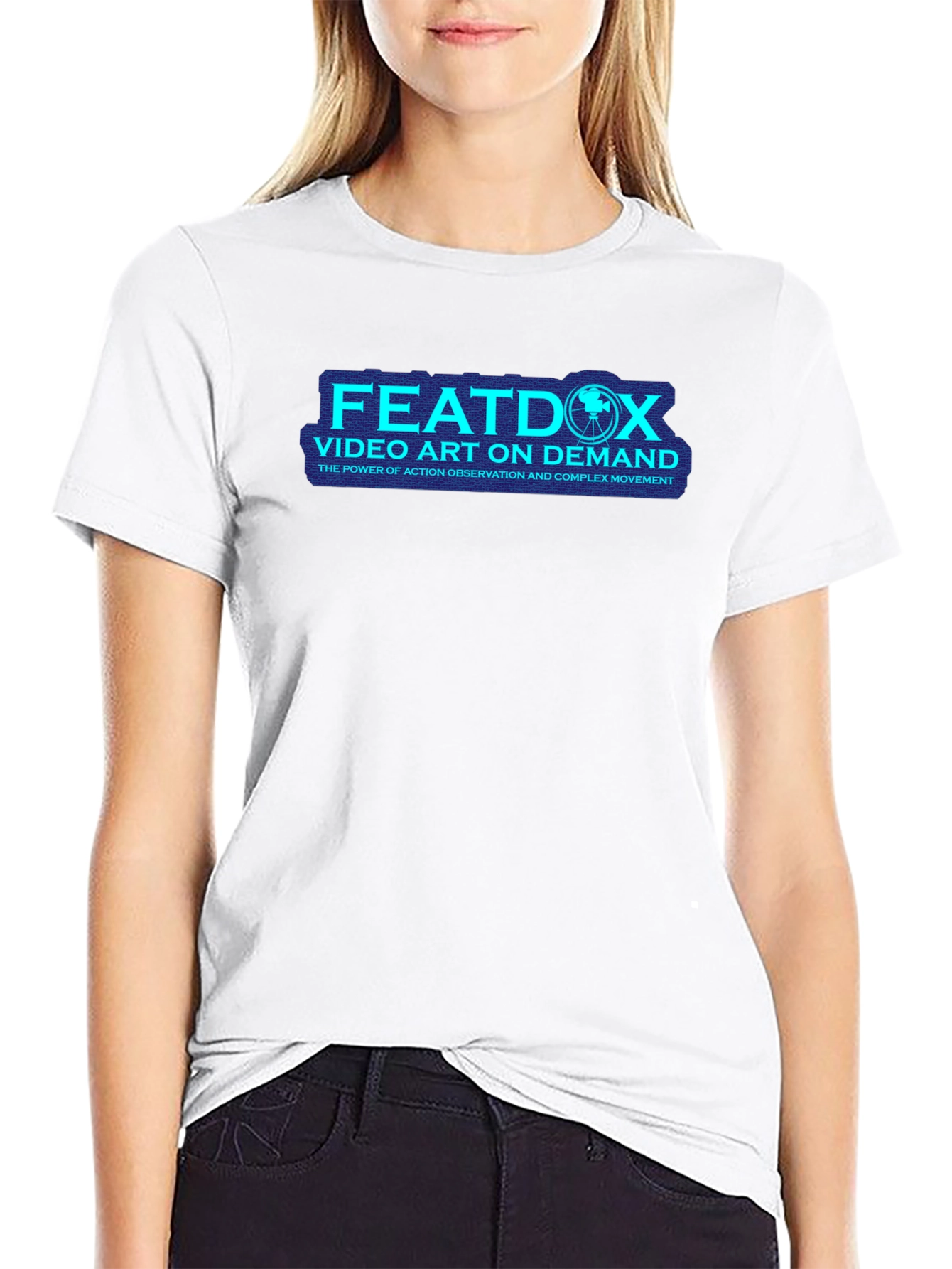 Featdox Video Art on Demand Black T-Shirt