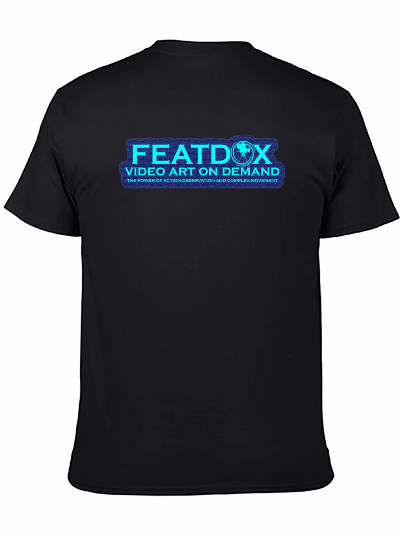 Featdox Video Art on Demand Black T-Shirt