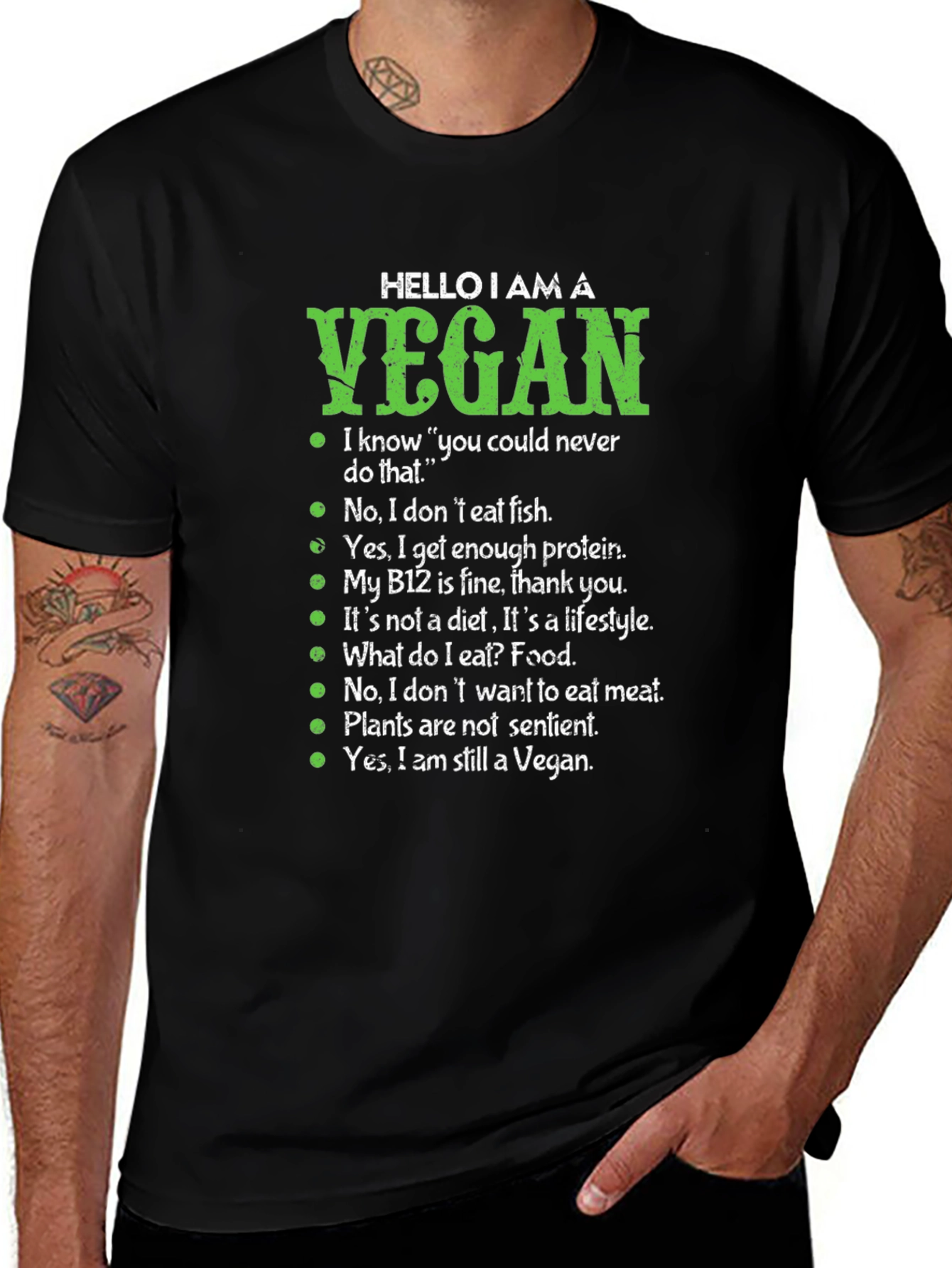 Hello I am a Vegan T-Shirt