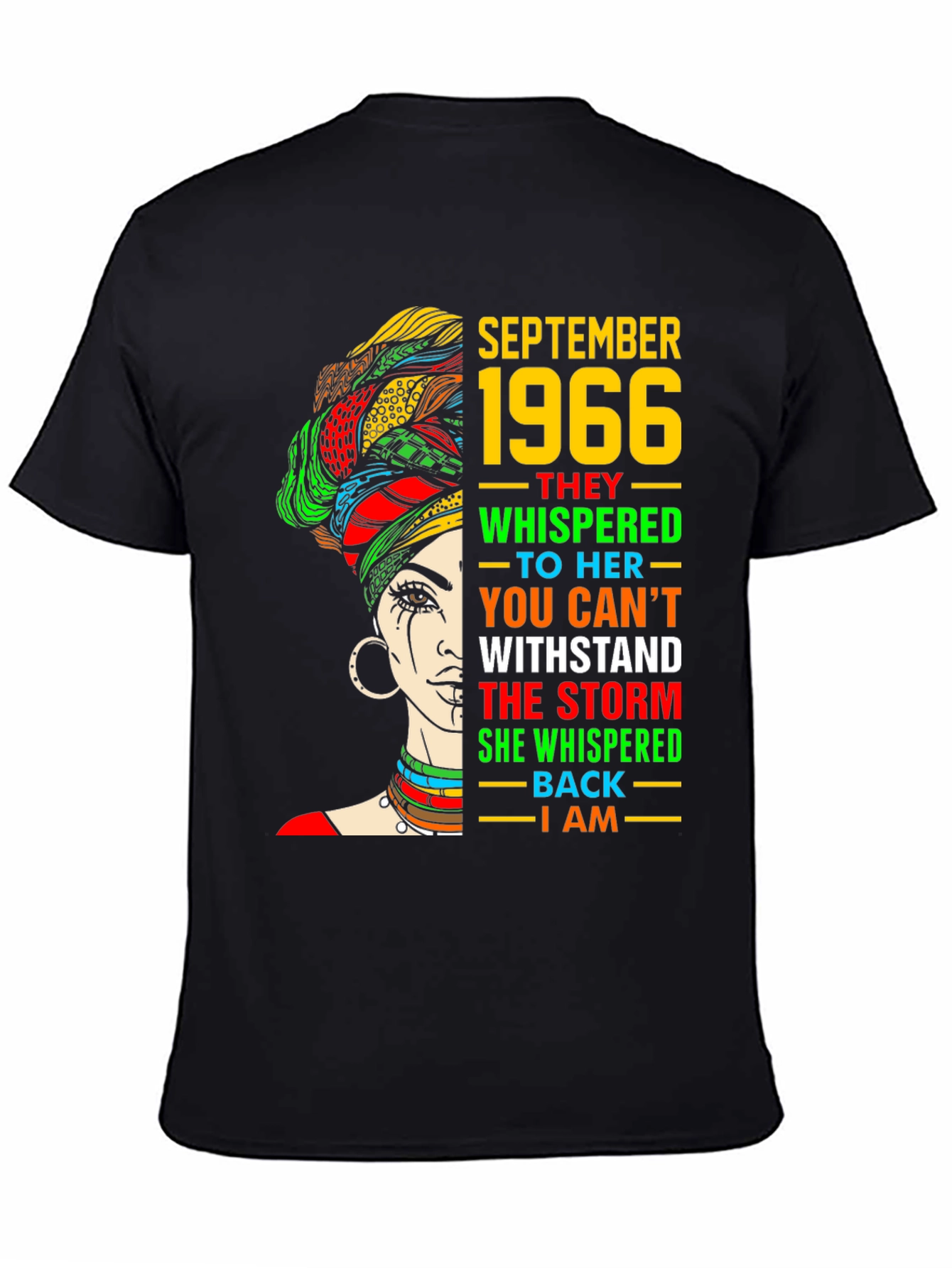 September 1966 Black Woman T-Shirt