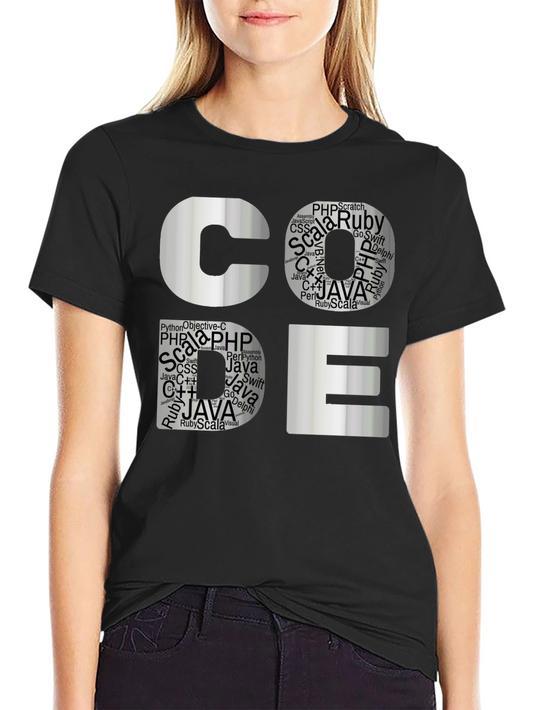 Coders Tee: Software Languages Graphic T-Shirt