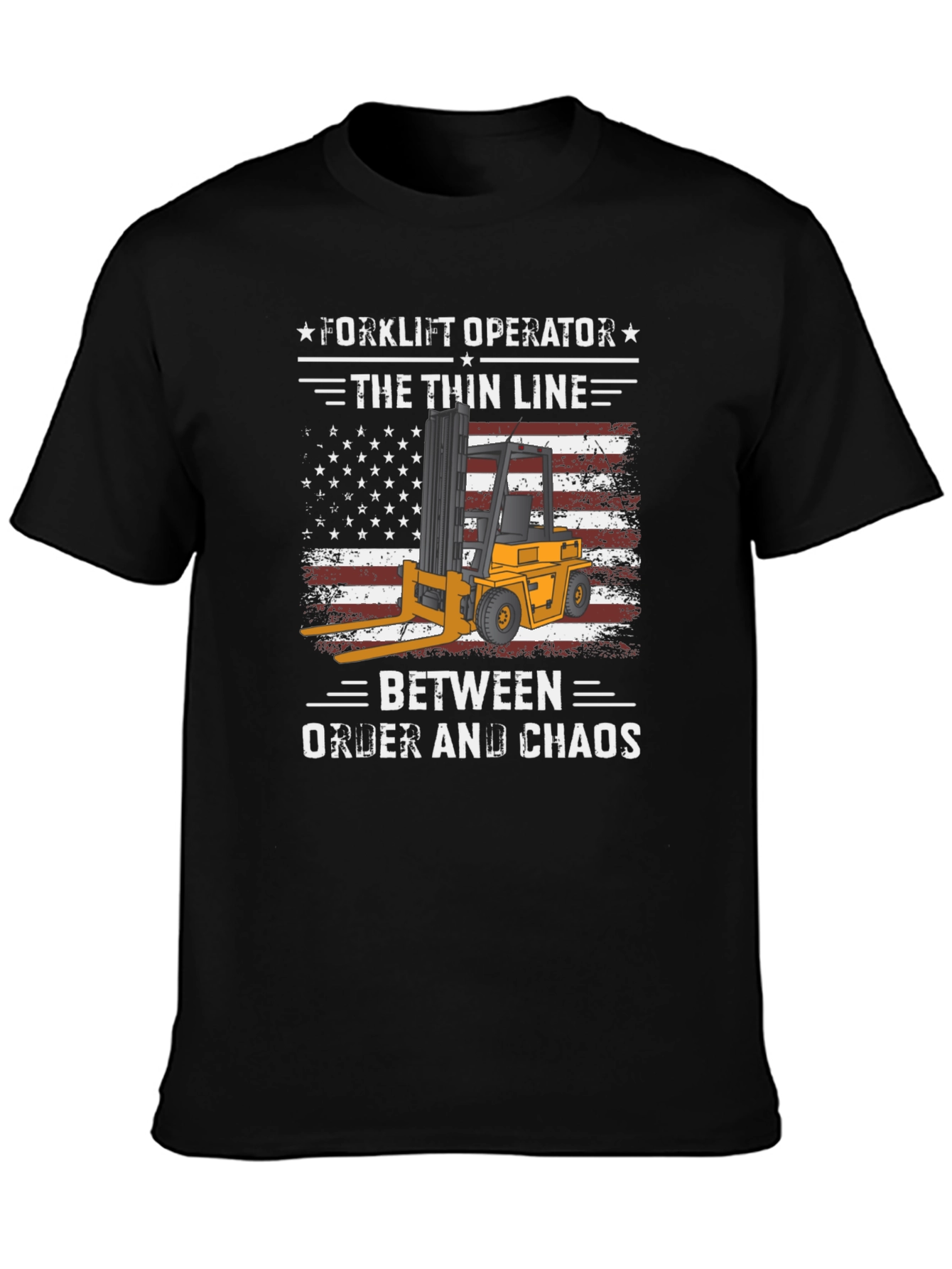Forklift Operator - Thin Line Tee