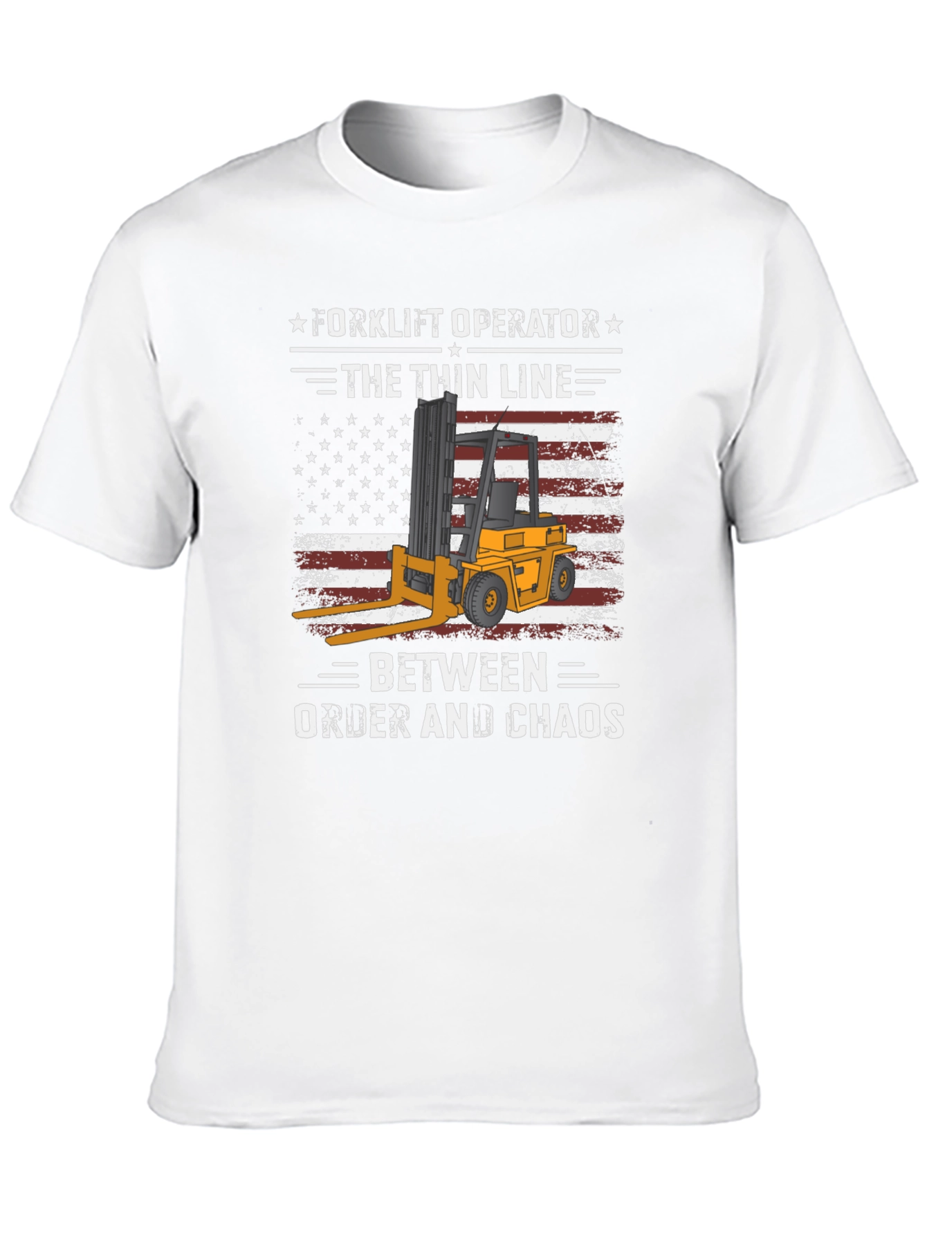 Forklift Operator - Thin Line Tee
