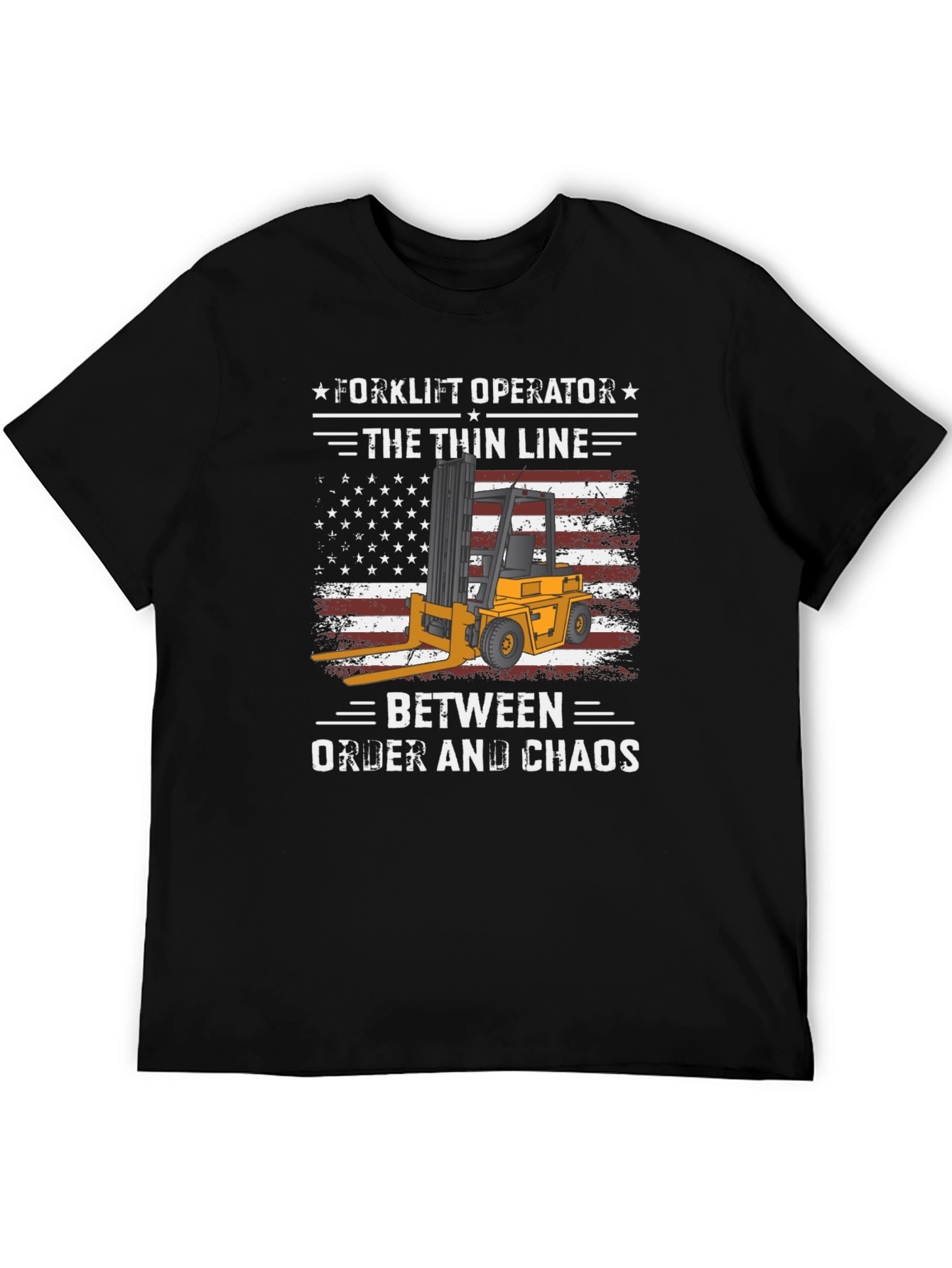 Forklift Operator - Thin Line Tee
