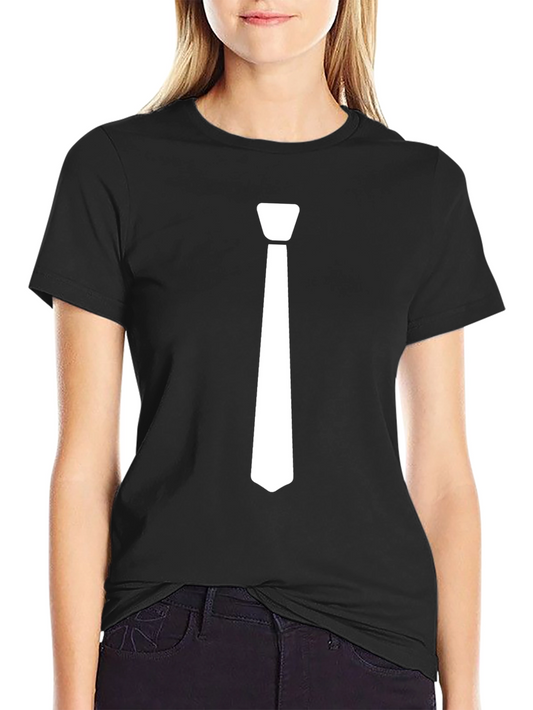 Tie Graphic Mens Black T-Shirt