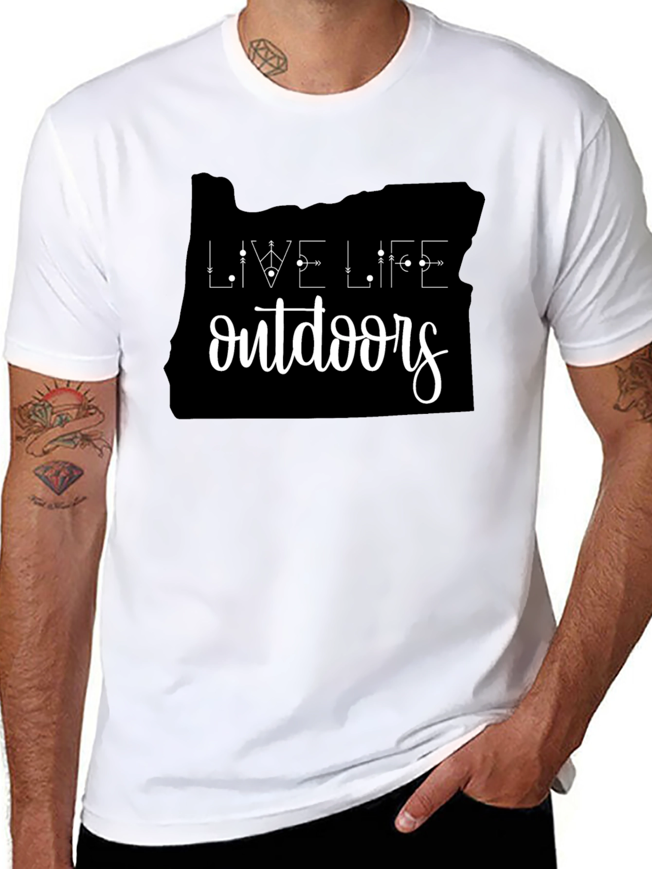 Live Life Outdoors Oregon State T-Shirt