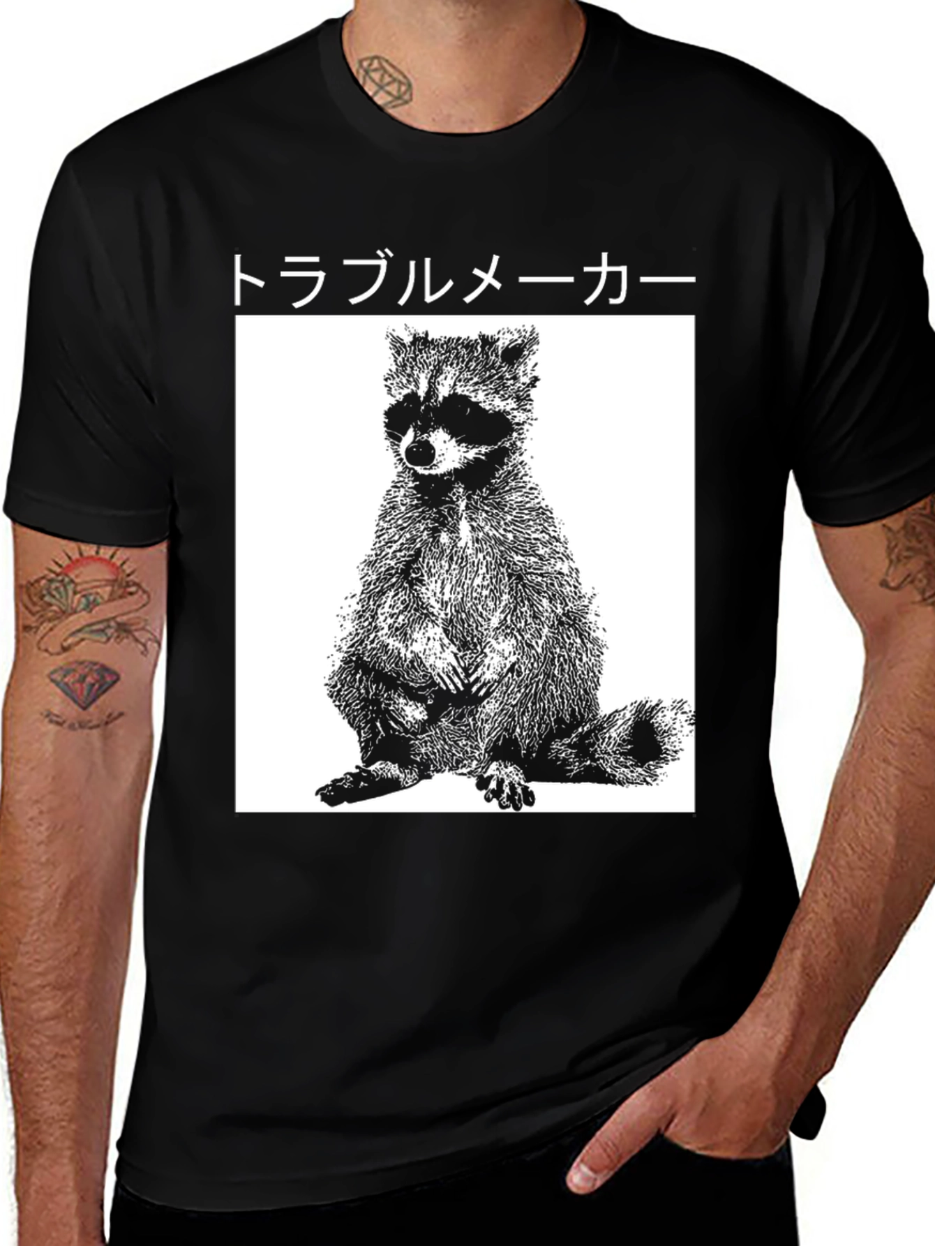 Troublemaker Raccoon T-Shirt