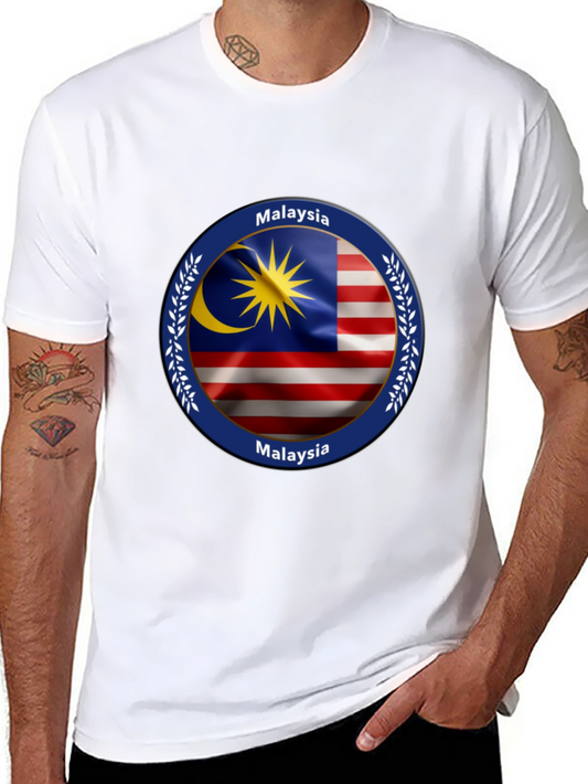 Malaysia Flag Graphic T-Shirt