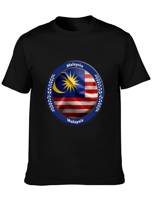 Malaysia Flag Graphic T-Shirt