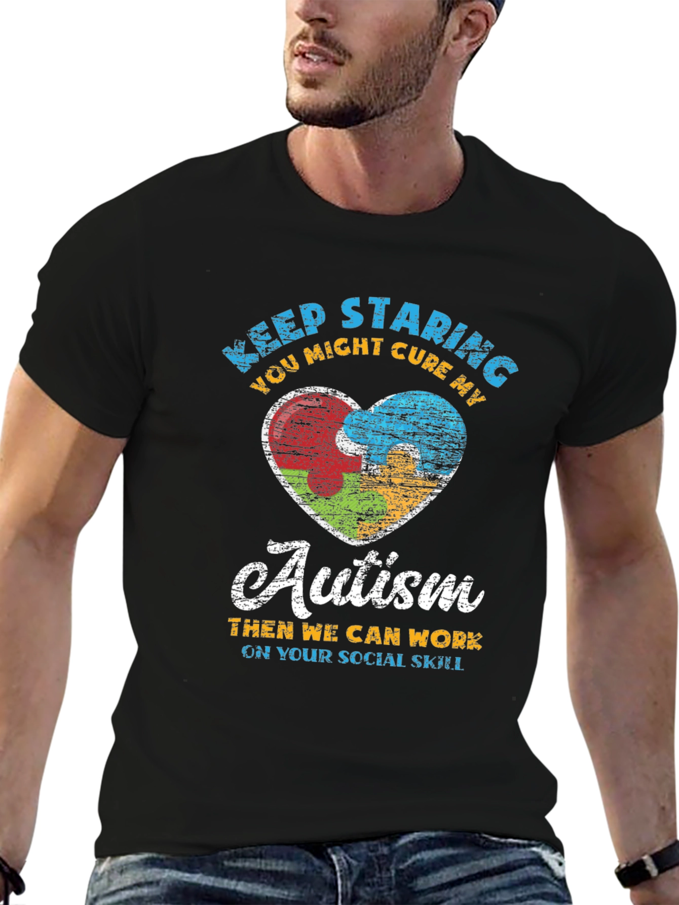 Keep Staring Autism Awareness T-Shirt