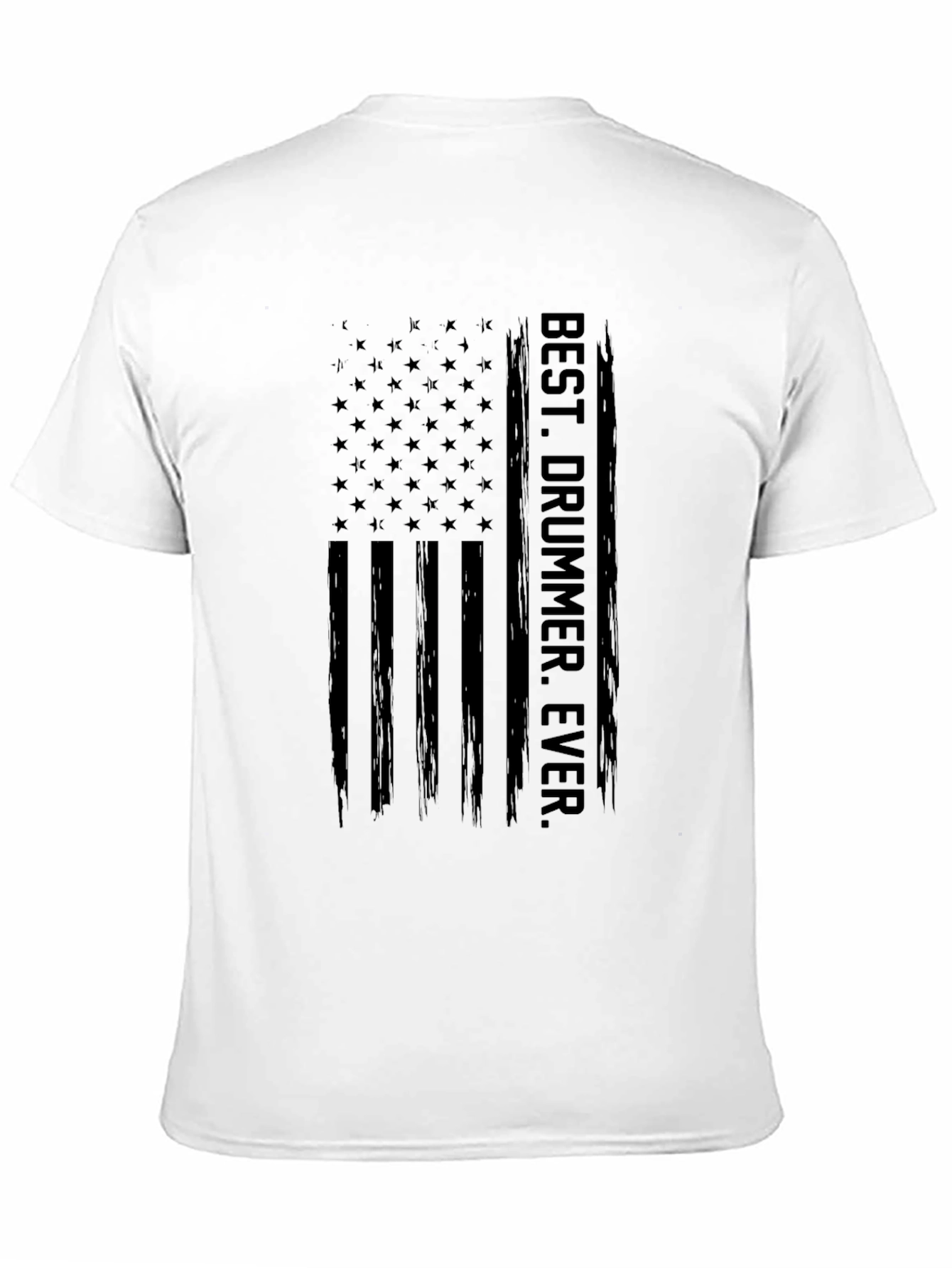 Best Drummer Ever American Flag T-Shirt