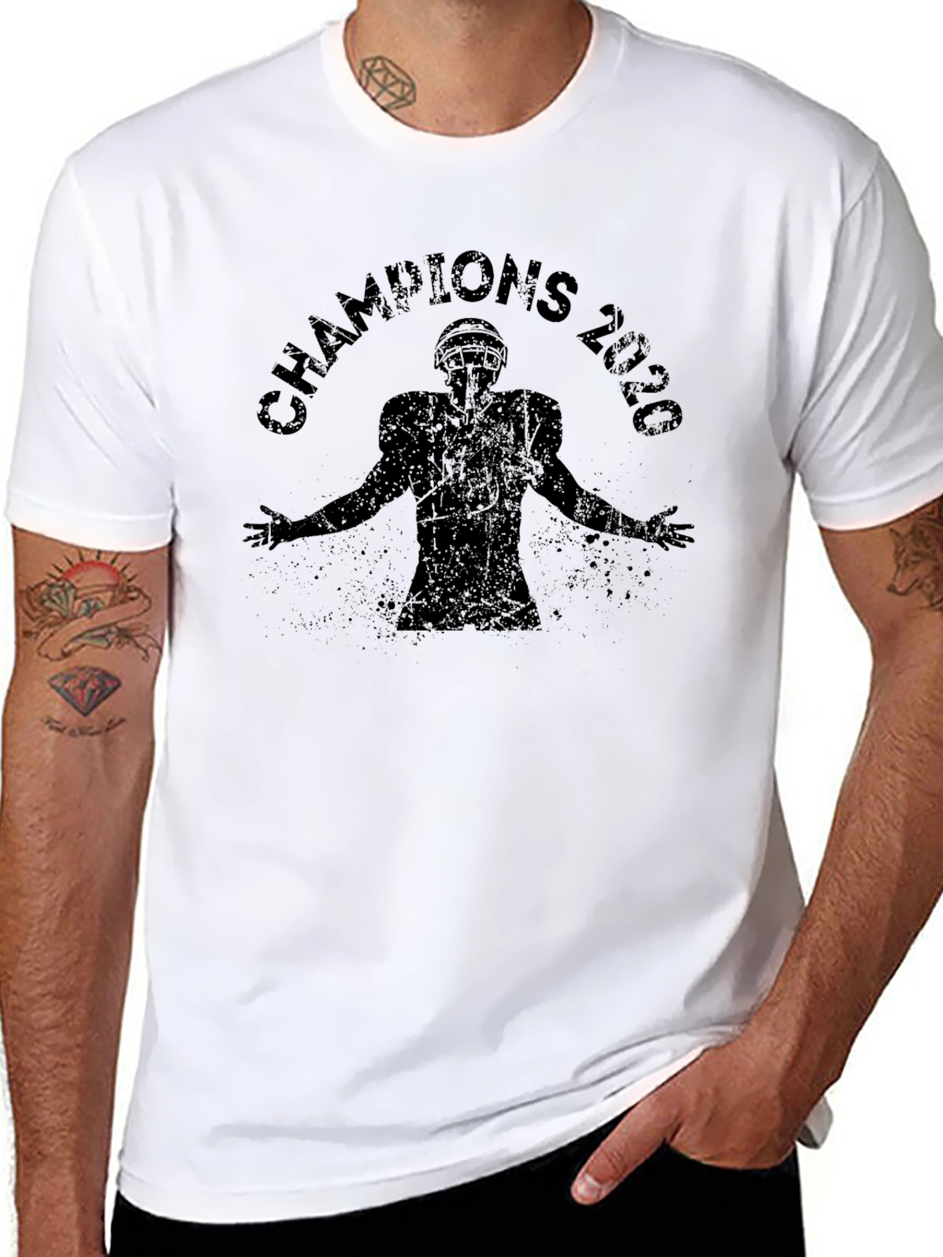 Champions 2020 Football Graphic Tee