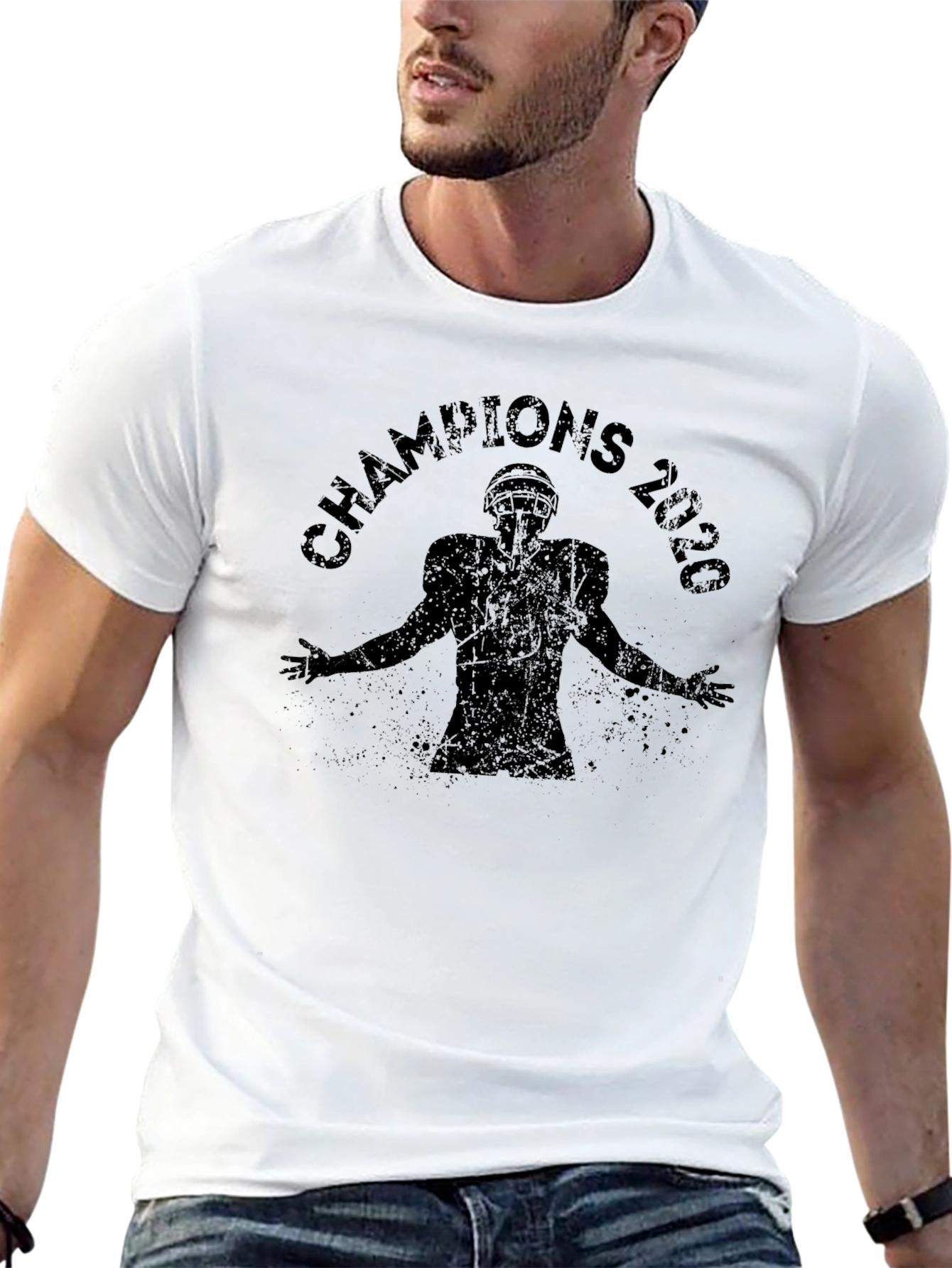 Champions 2020 Football Graphic Tee