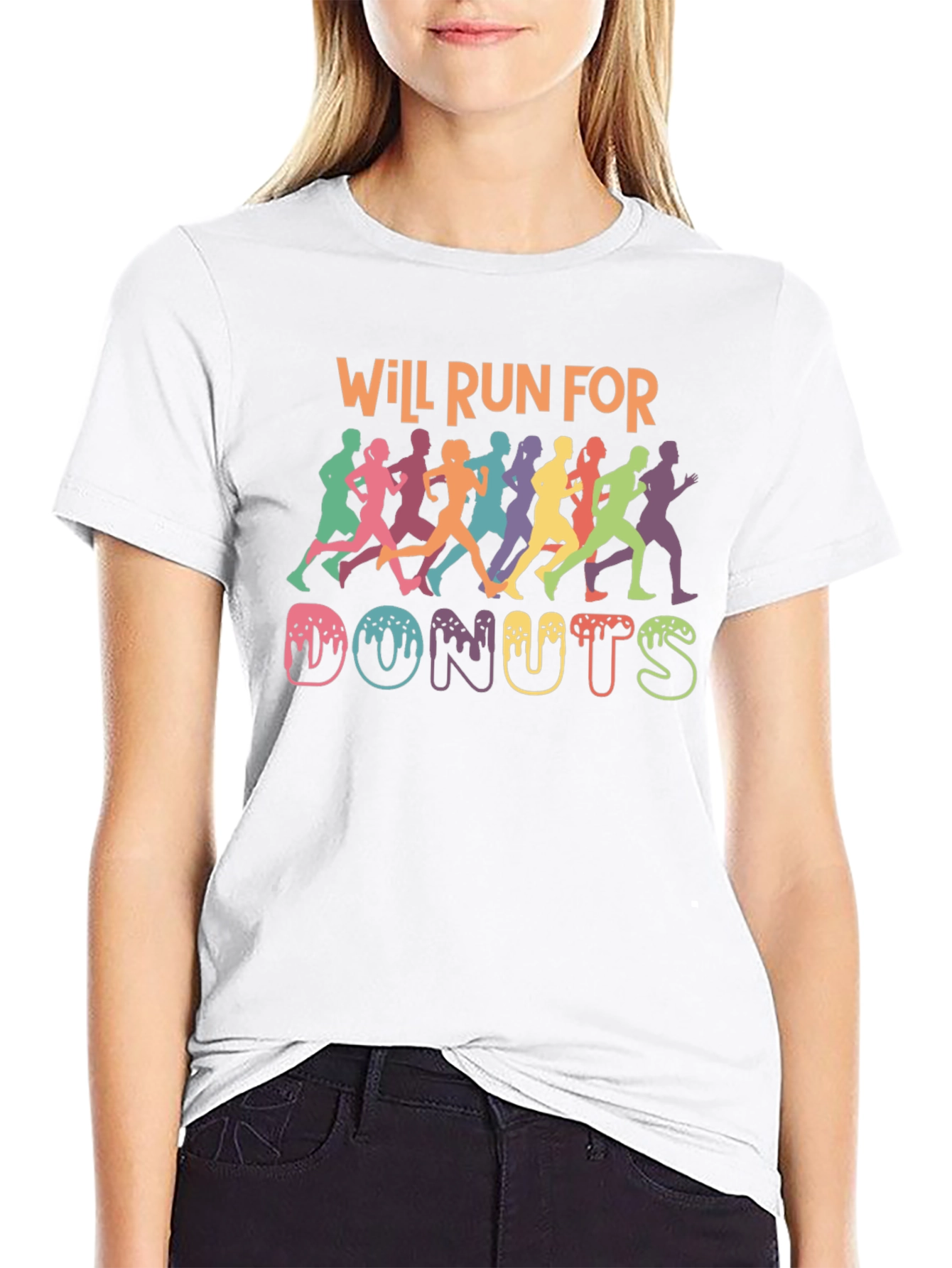 Will Run For Donuts Tee