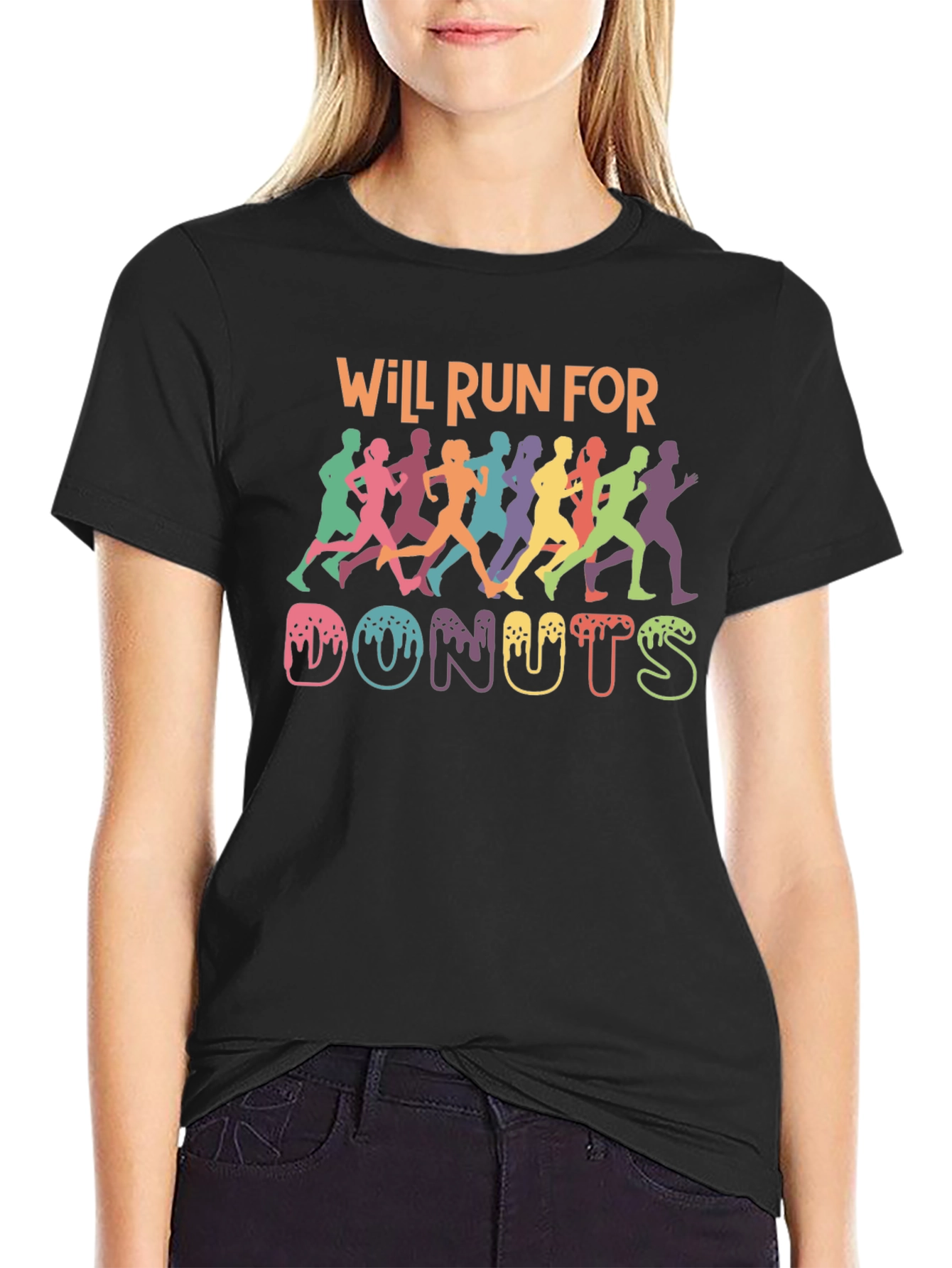 Will Run For Donuts Tee