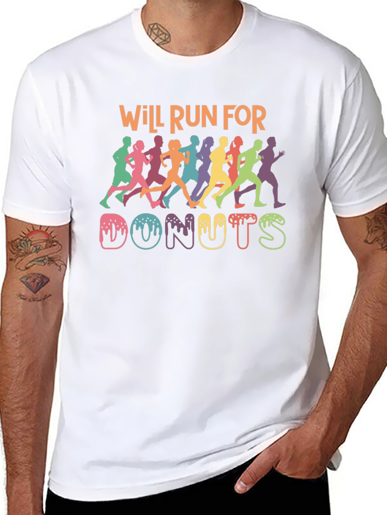 Will Run For Donuts Tee