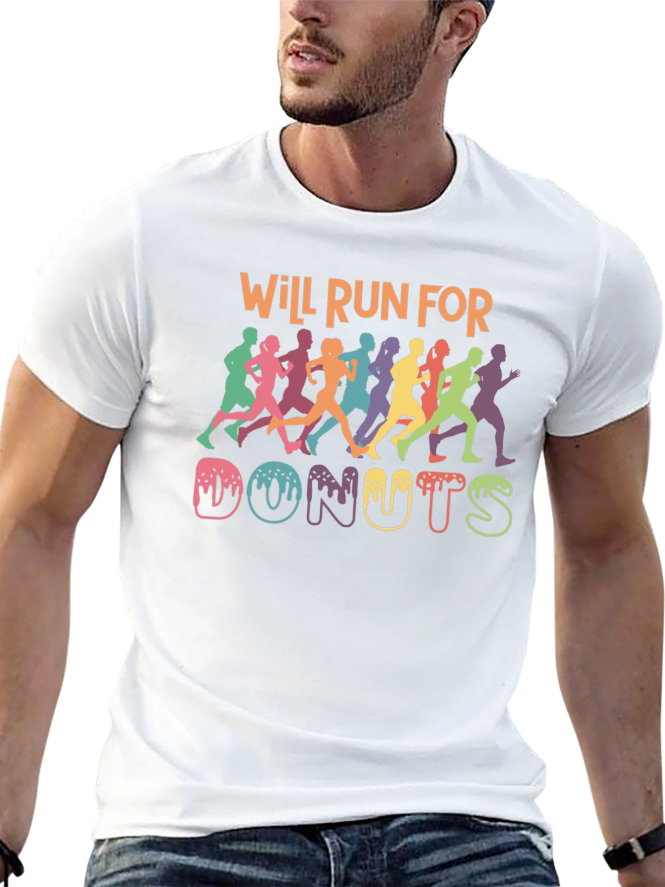 Will Run For Donuts Tee