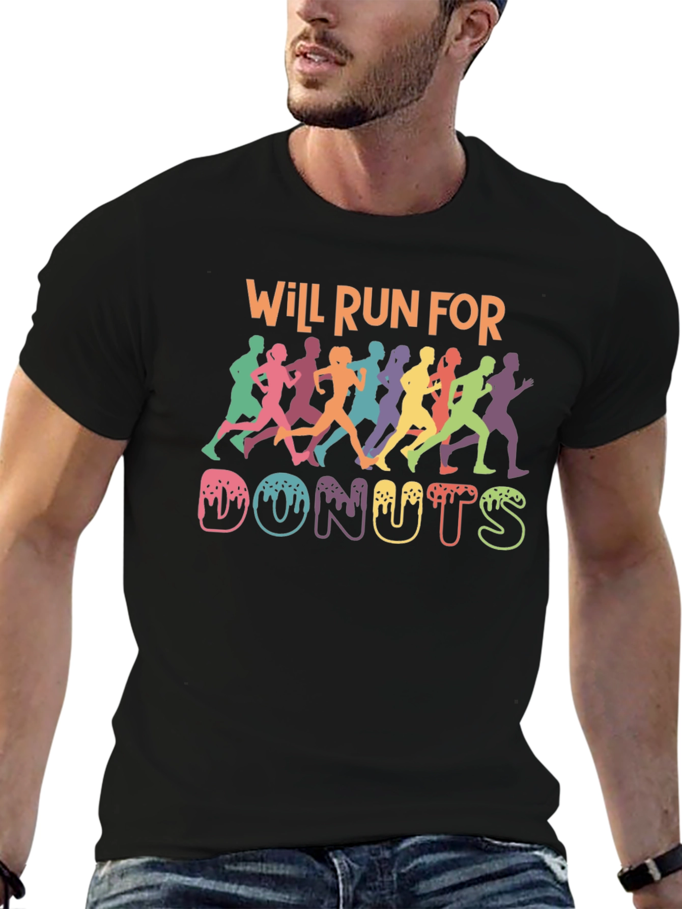 Will Run For Donuts Tee