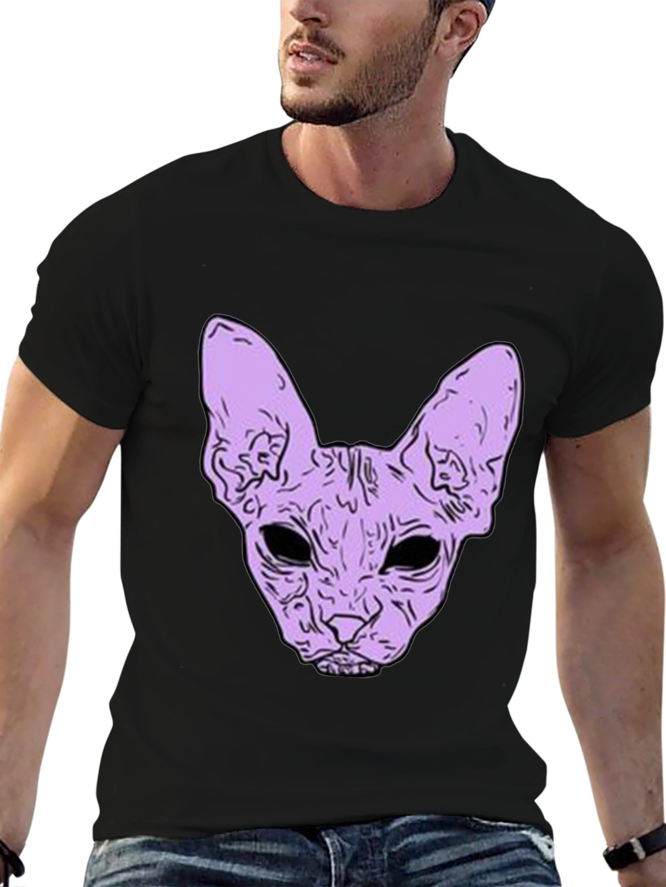Sphynx Cat Graphic T-Shirt - Unique Design