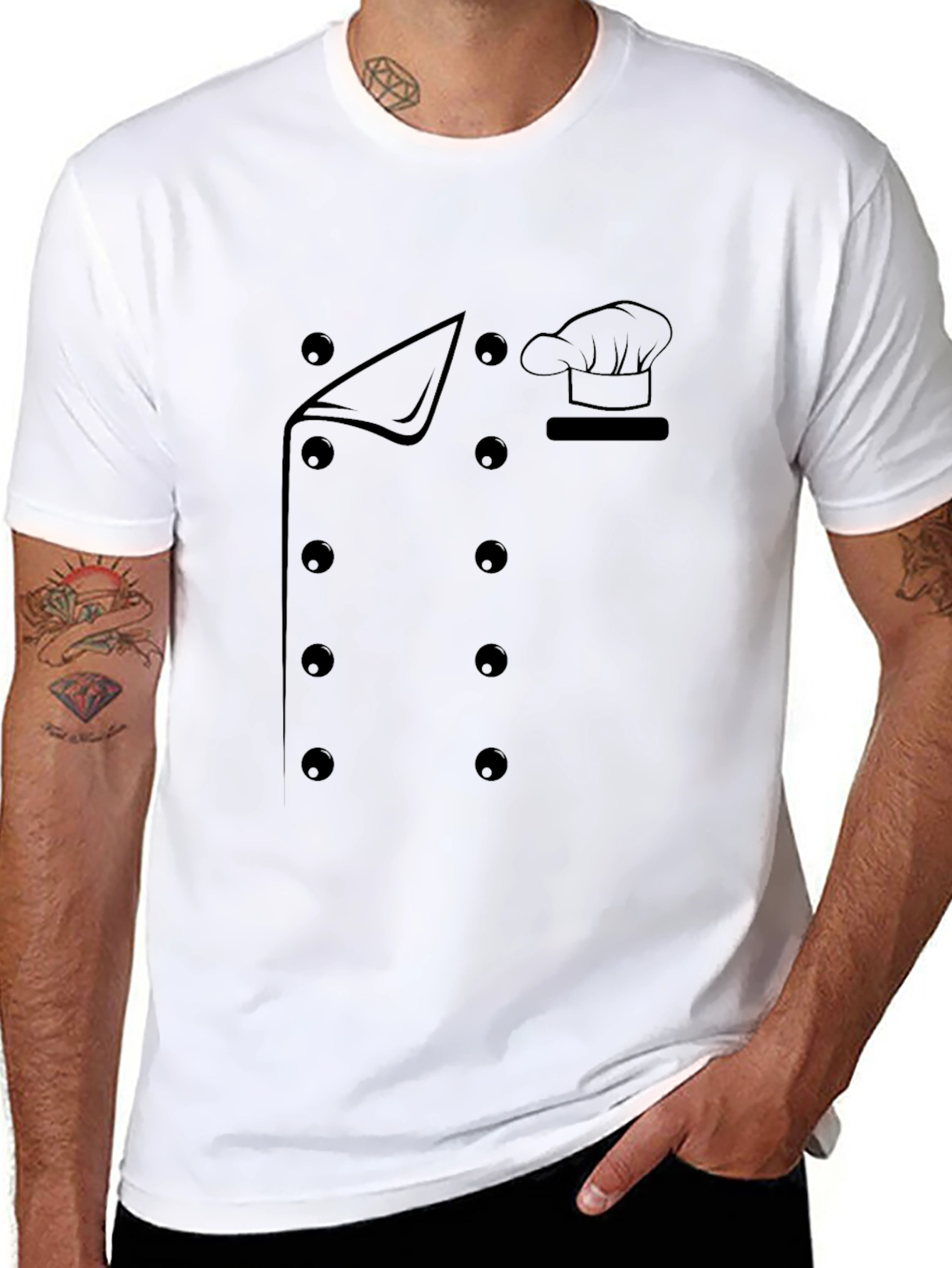 Chef Costume T-Shirt - Novelty Apparel