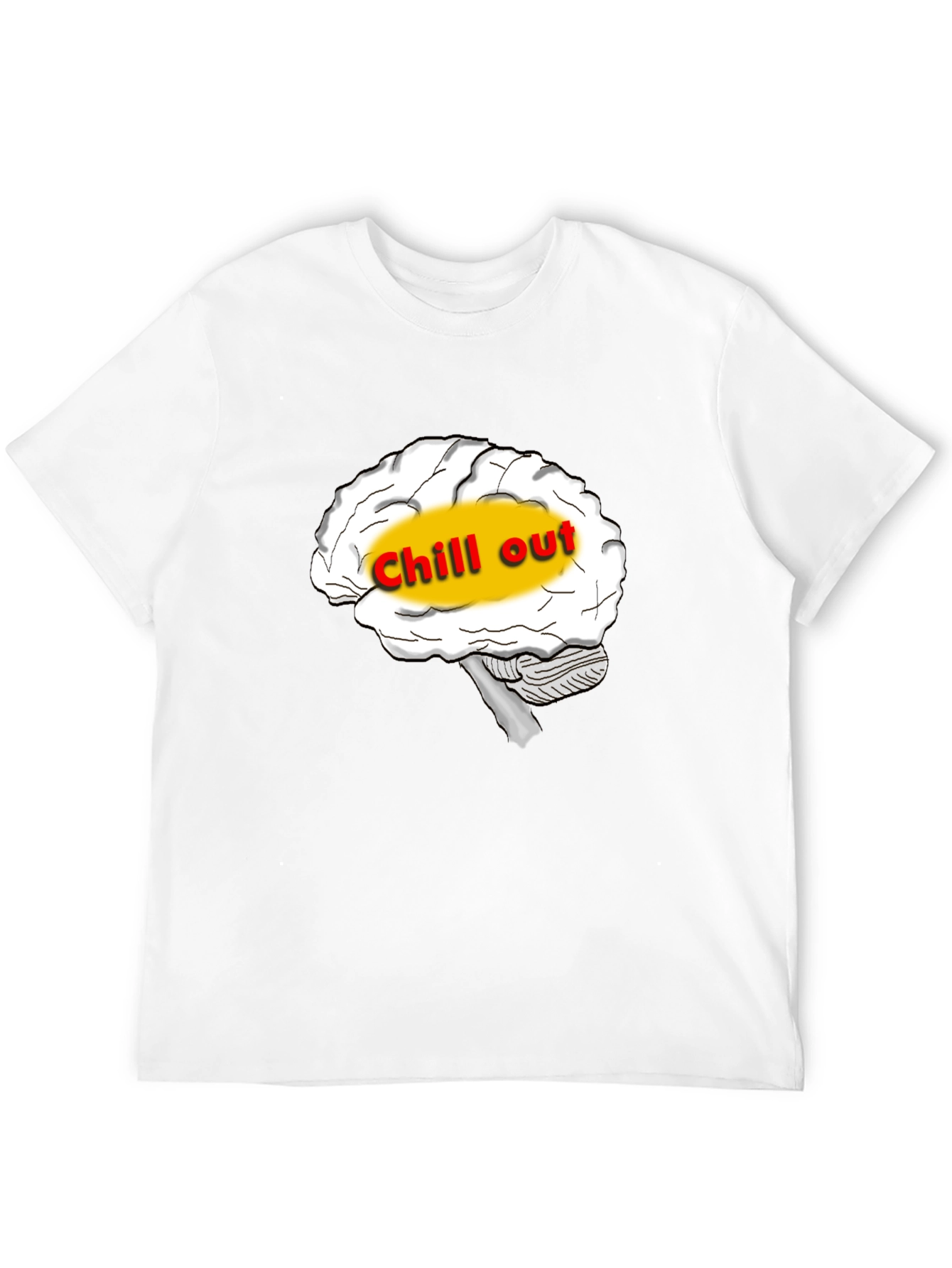 Chill Out Brain Tee - Relaxed Mind T-Shirt