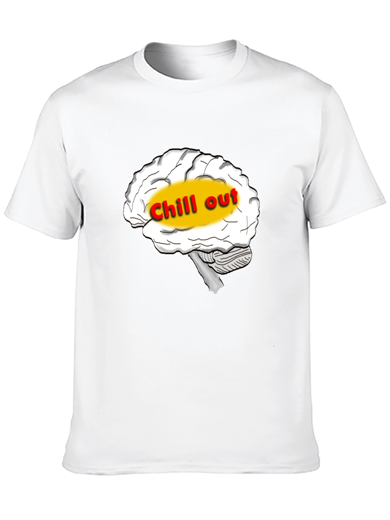 Chill Out Brain Tee - Relaxed Mind T-Shirt