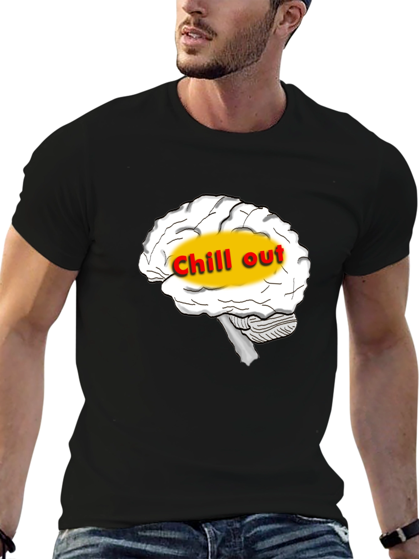 Chill Out Brain Tee - Relaxed Mind T-Shirt