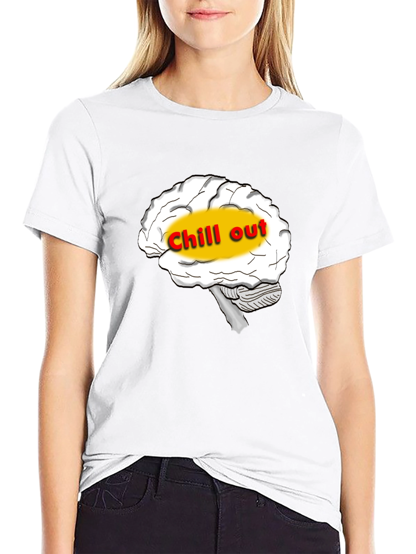 Chill Out Brain Tee - Relaxed Mind T-Shirt