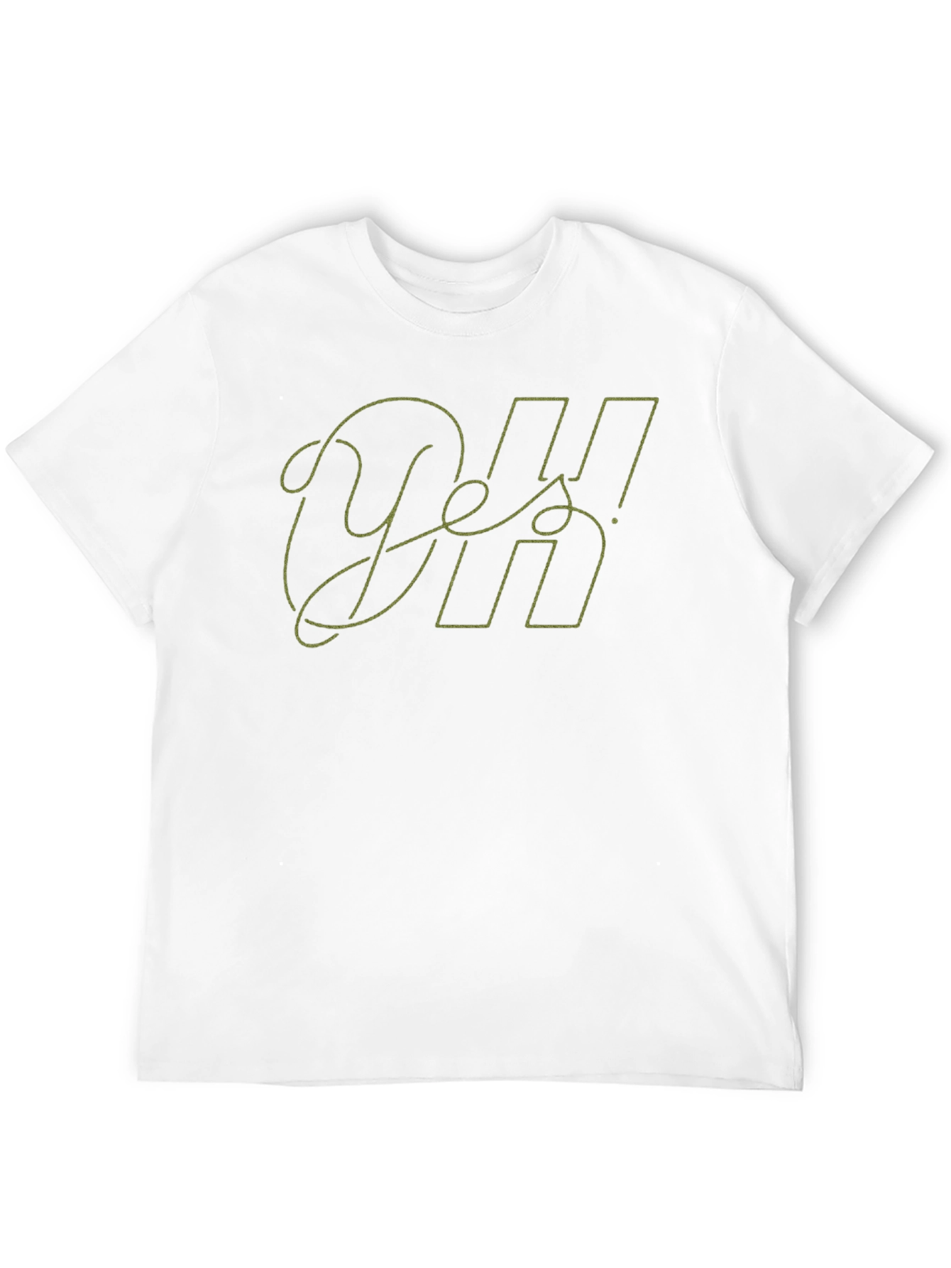 Yes! Graphic Tee - Stylish Black Cotton T-Shirt