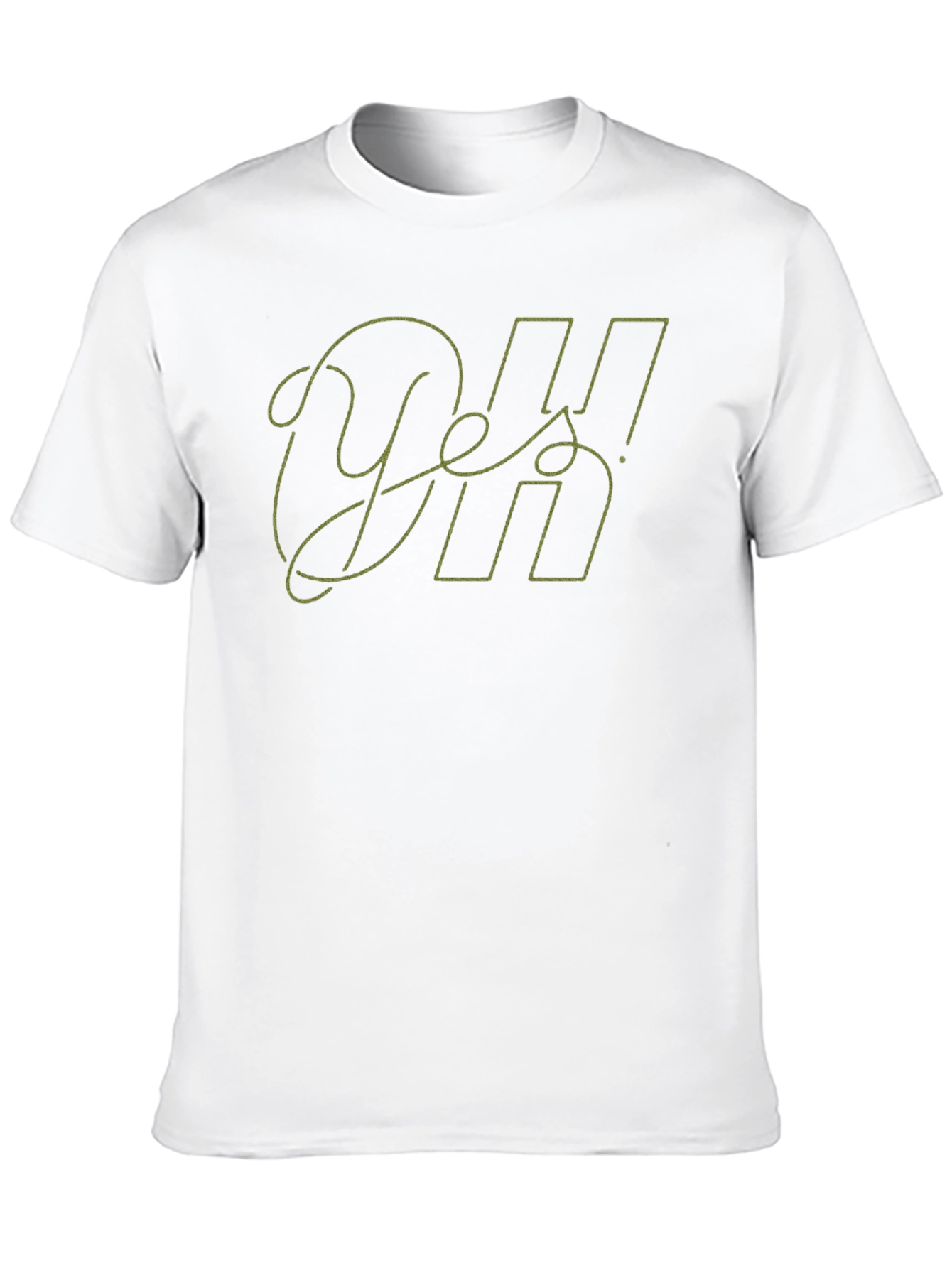 Yes! Graphic Tee - Stylish Black Cotton T-Shirt