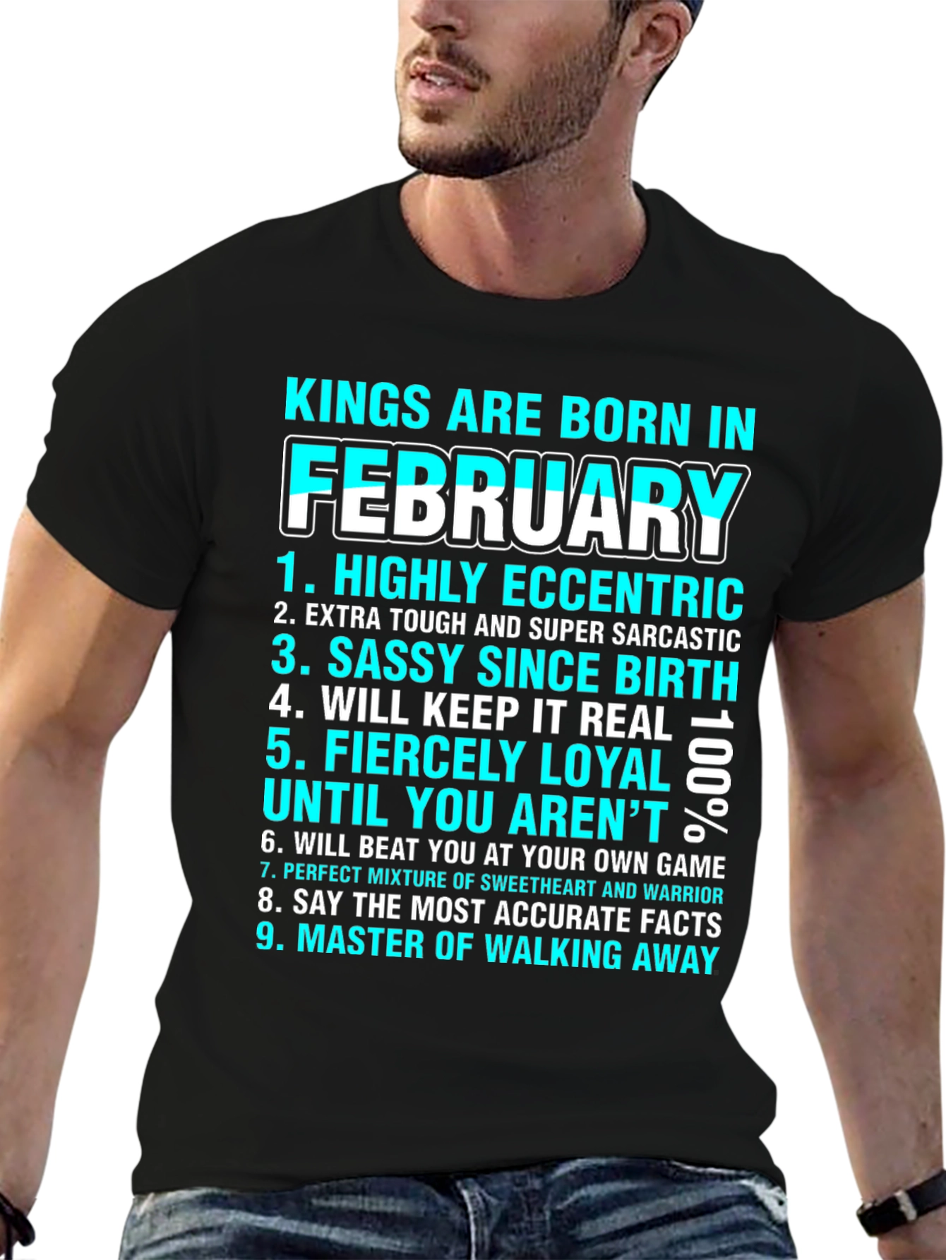 Kings Are Born In February T-Shirt