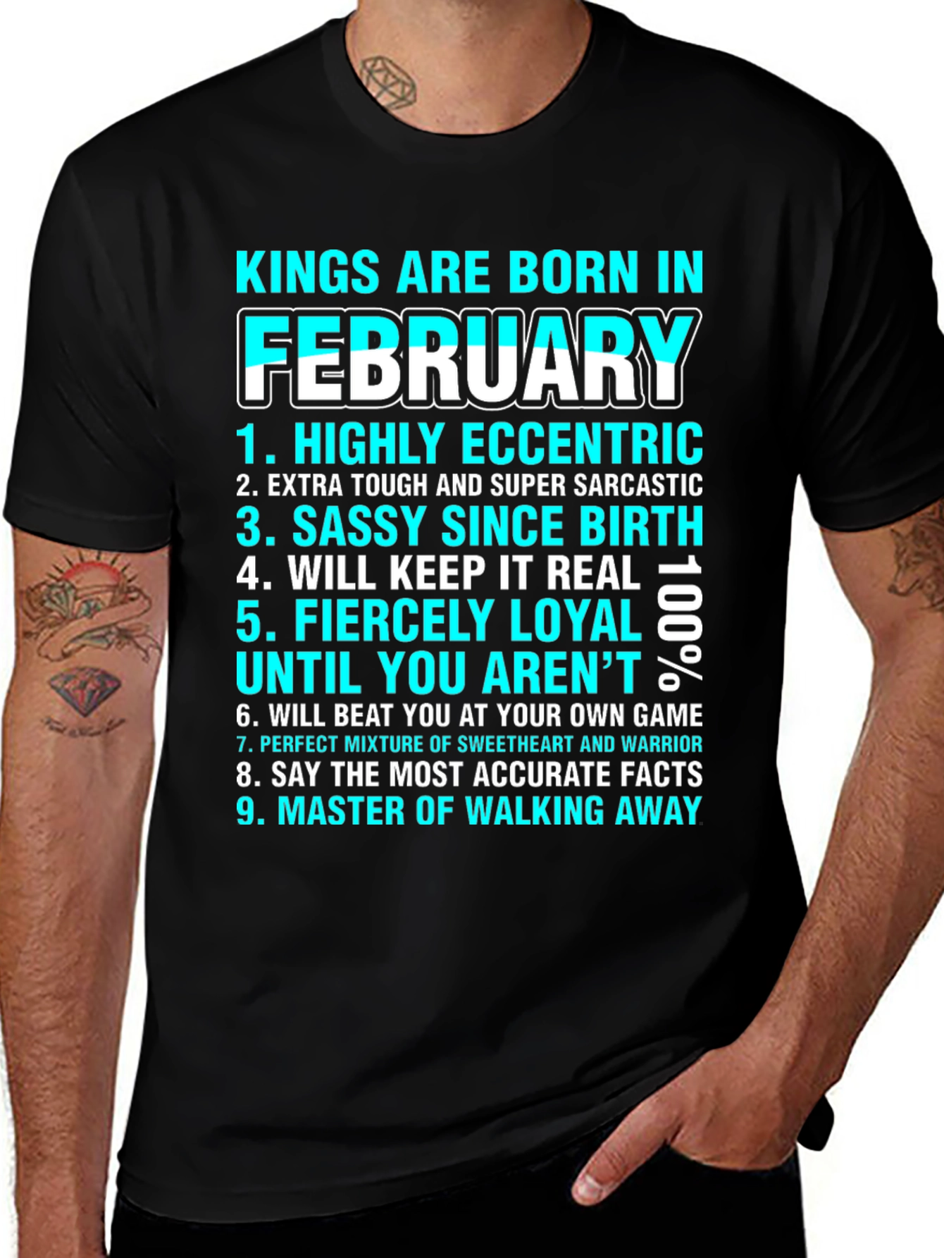 Kings Are Born In February T-Shirt