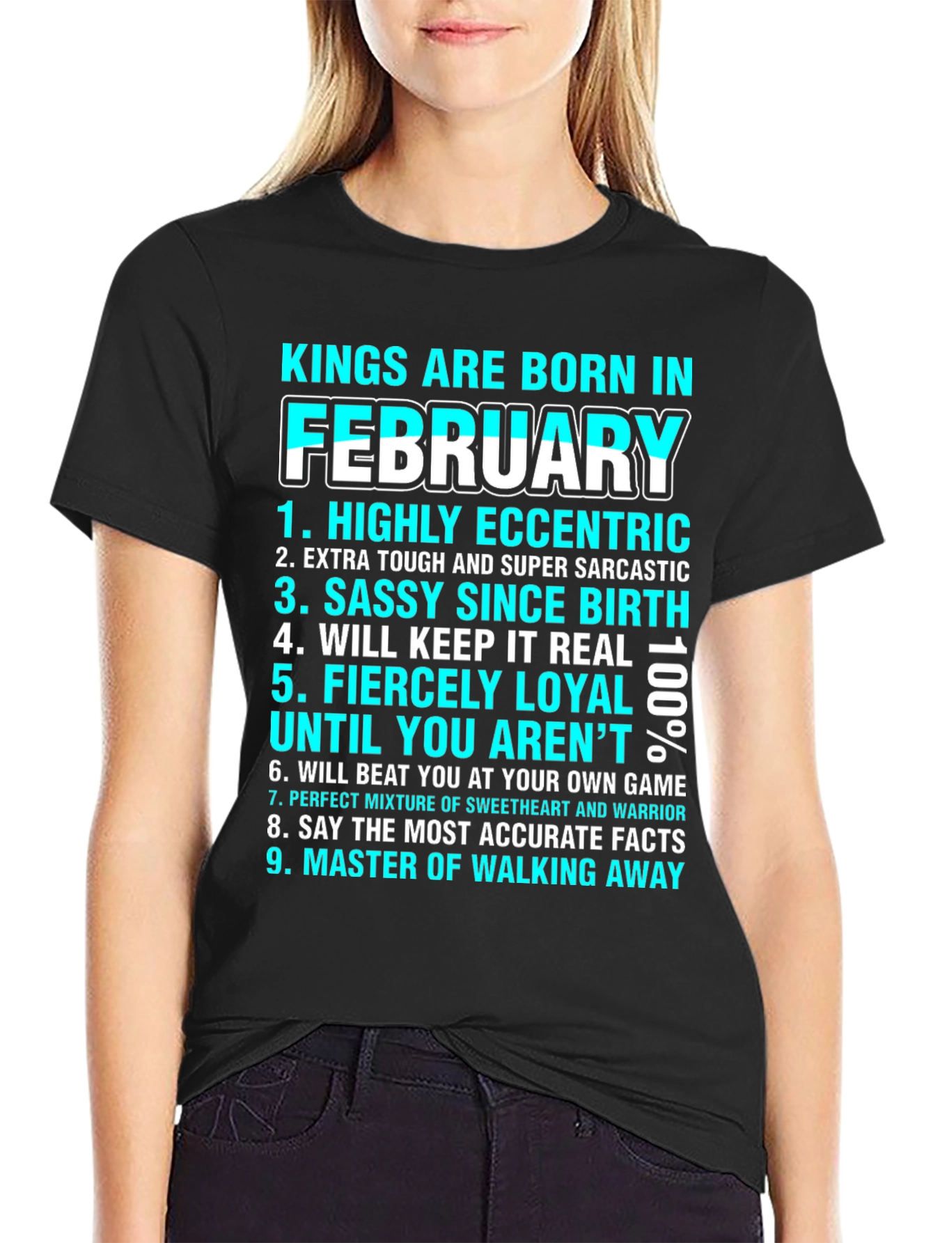 Kings Are Born In February T-Shirt