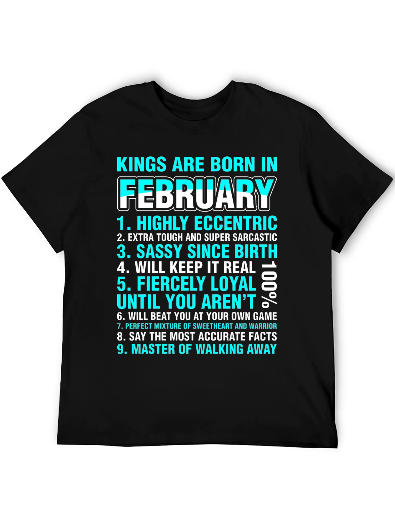 Kings Are Born In February T-Shirt