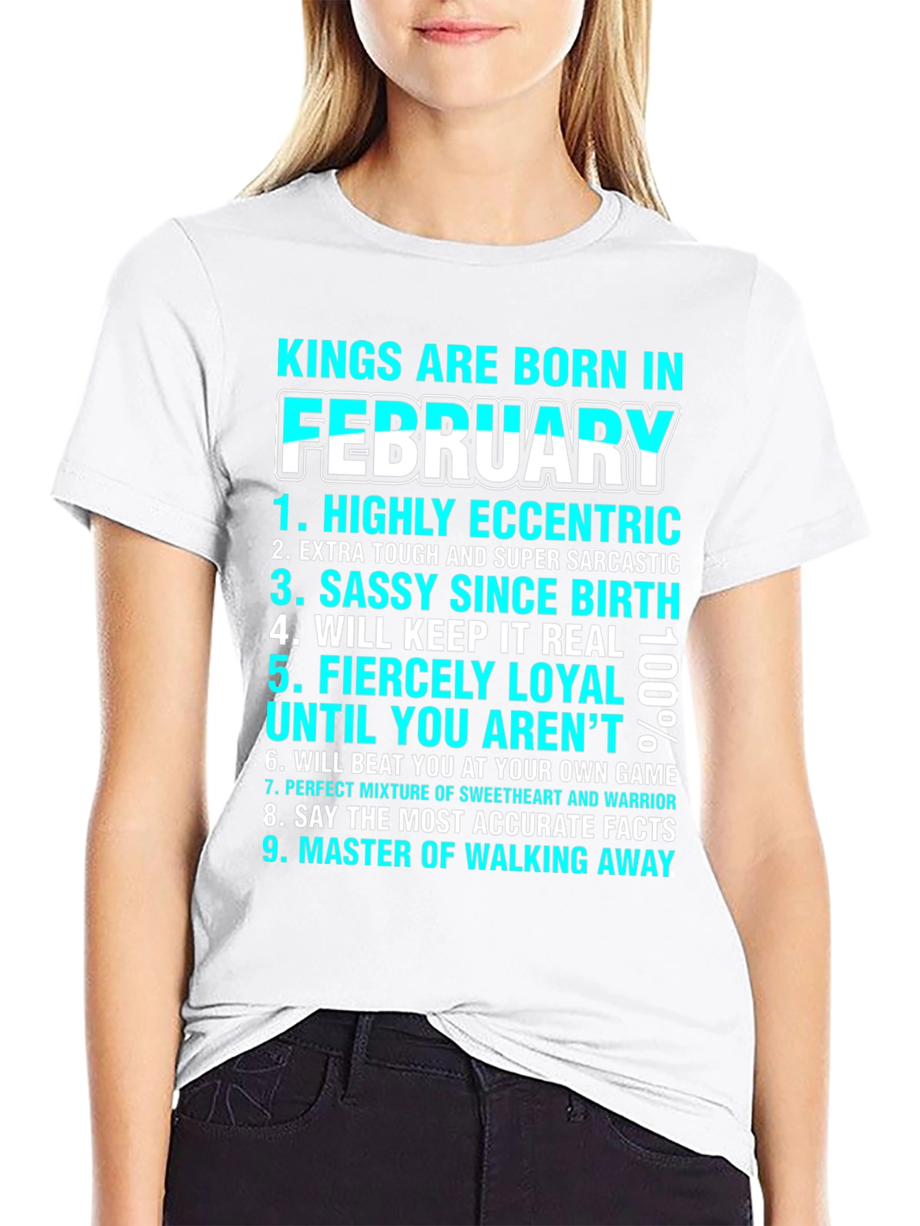Kings Are Born In February T-Shirt