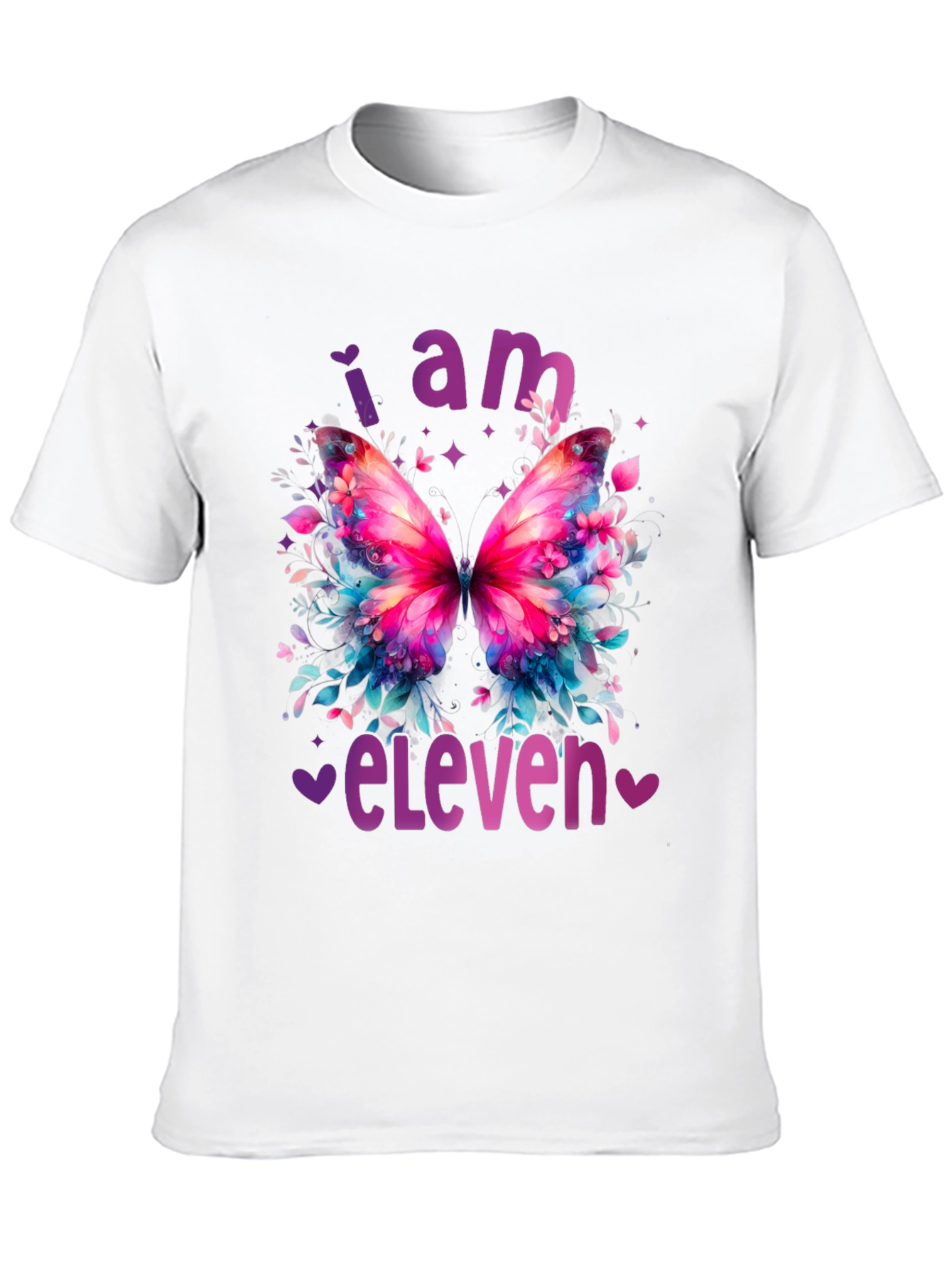 I am Eleven Butterfly T-Shirt