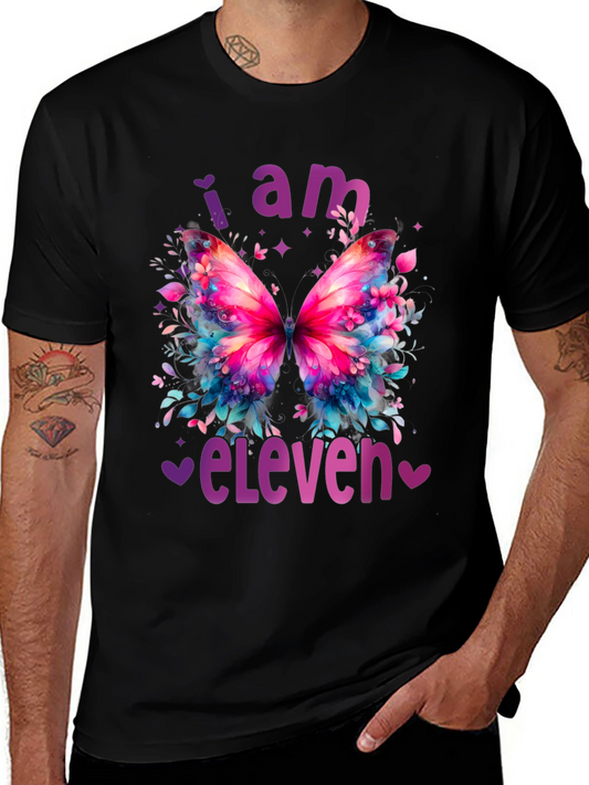 I am Eleven Butterfly T-Shirt