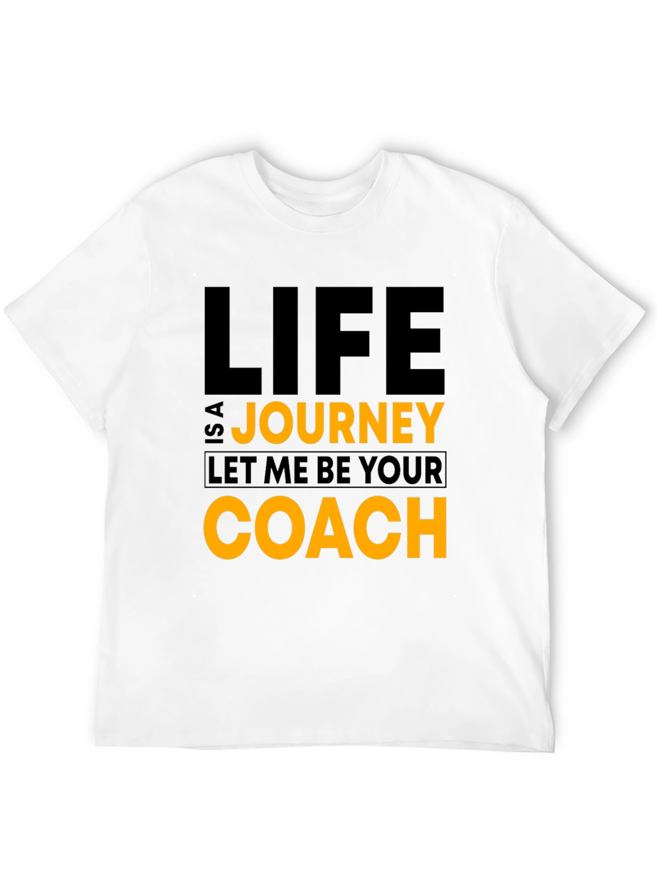 Life is a Journey Black T-Shirt