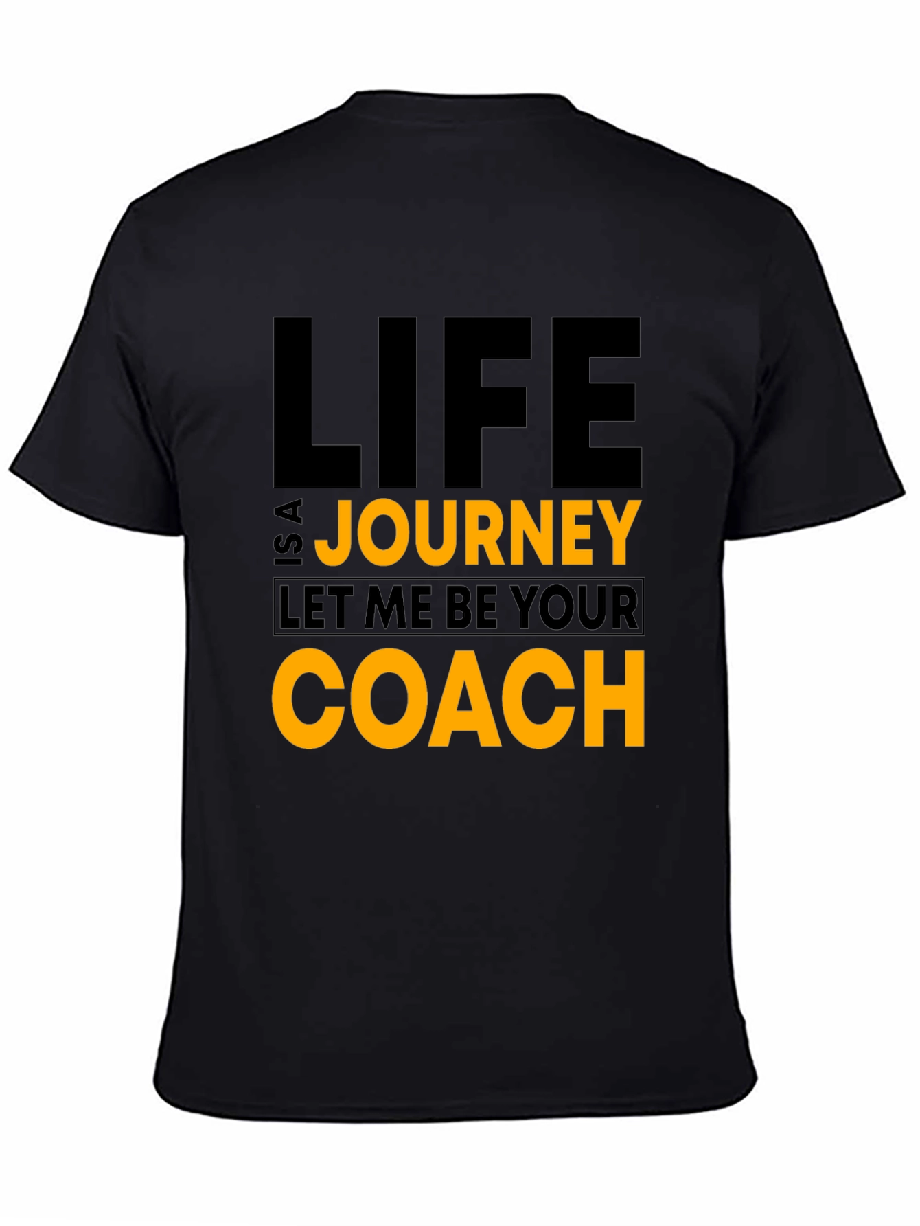 Life is a Journey Black T-Shirt