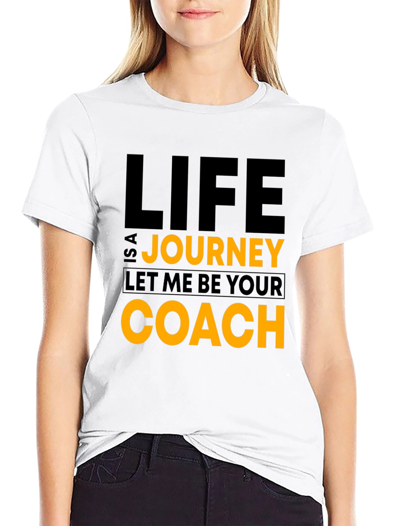 Life is a Journey Black T-Shirt