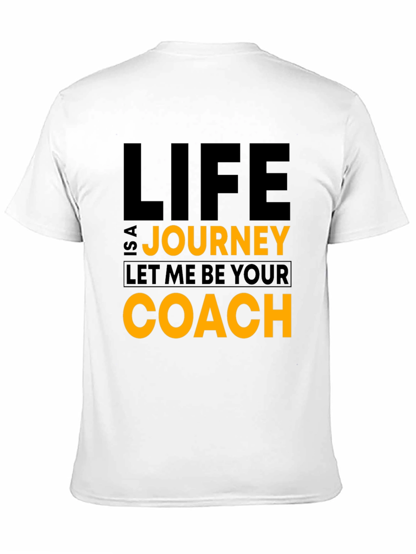Life is a Journey Black T-Shirt