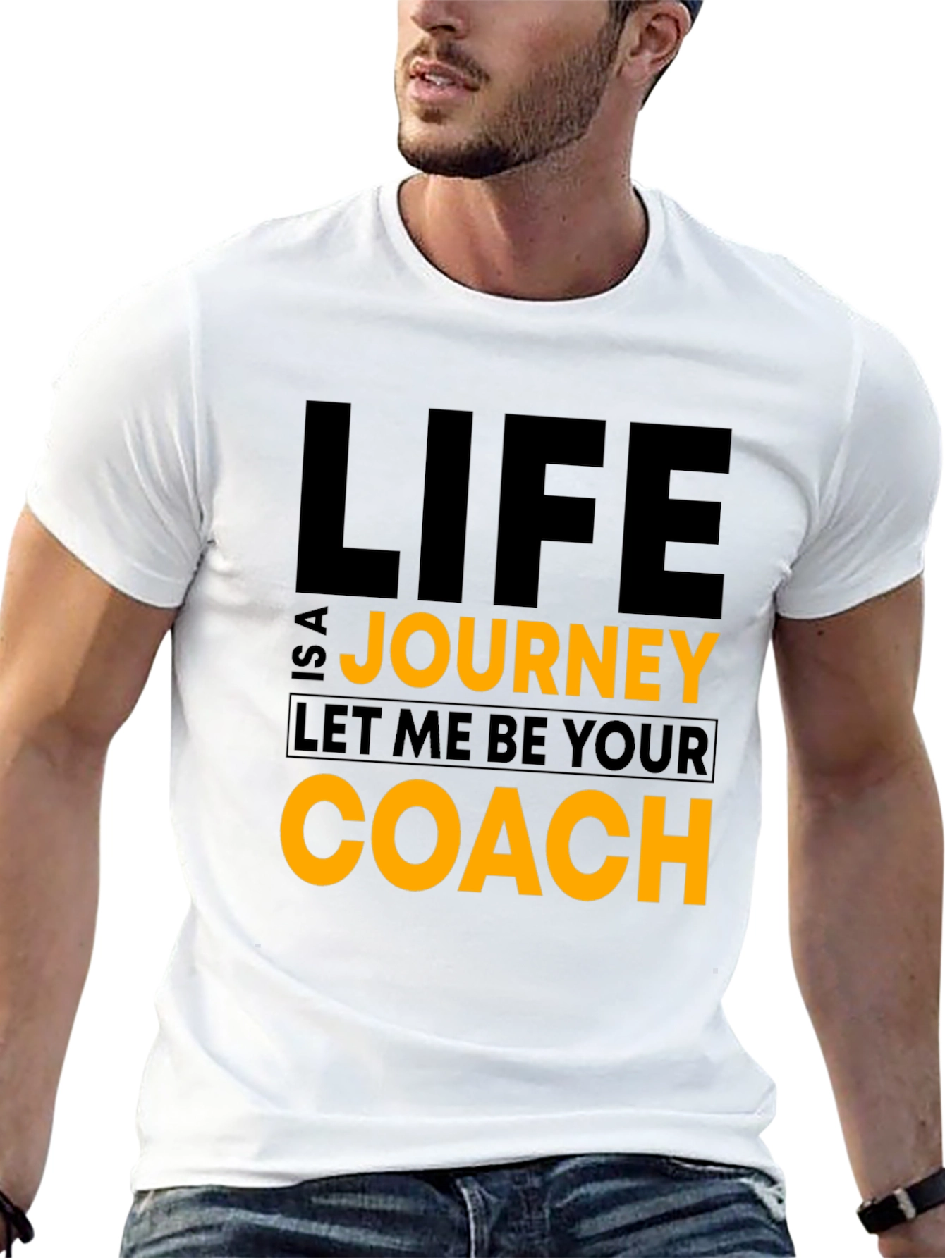 Life is a Journey Black T-Shirt