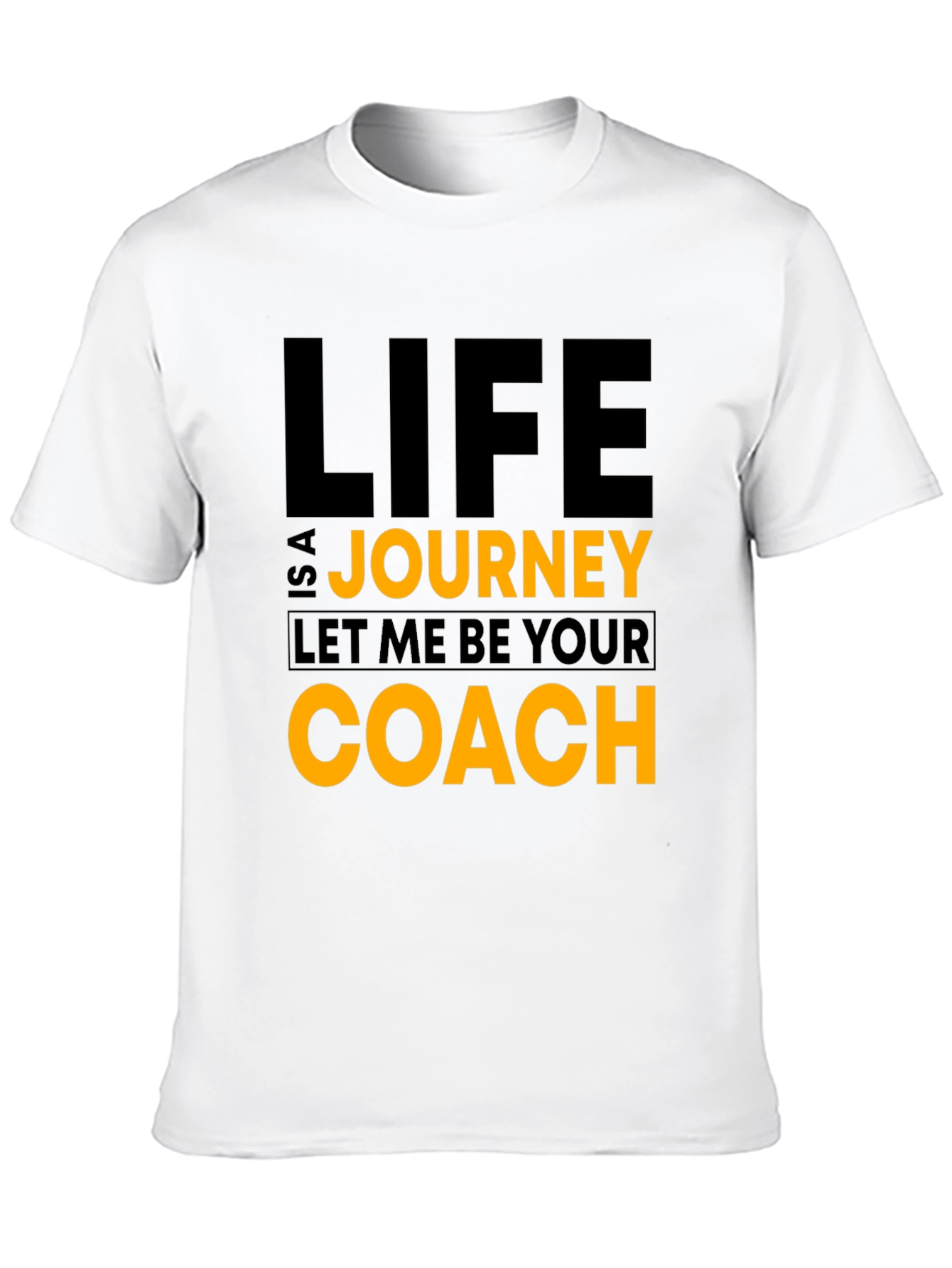 Life is a Journey Black T-Shirt