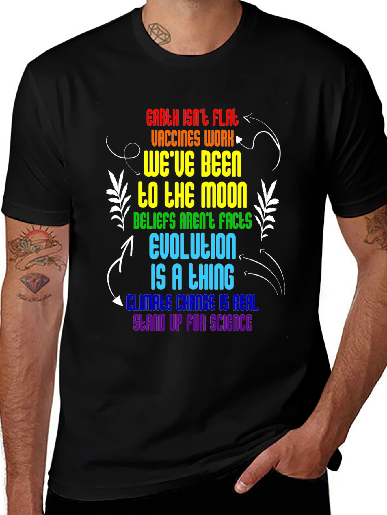 Science Facts Rainbow T-Shirt