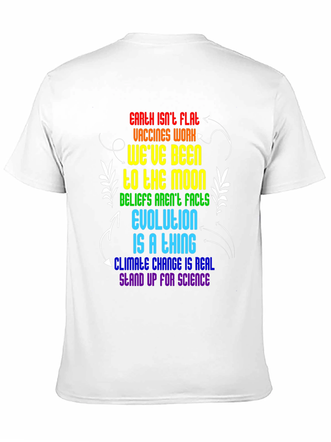 Science Facts Rainbow T-Shirt